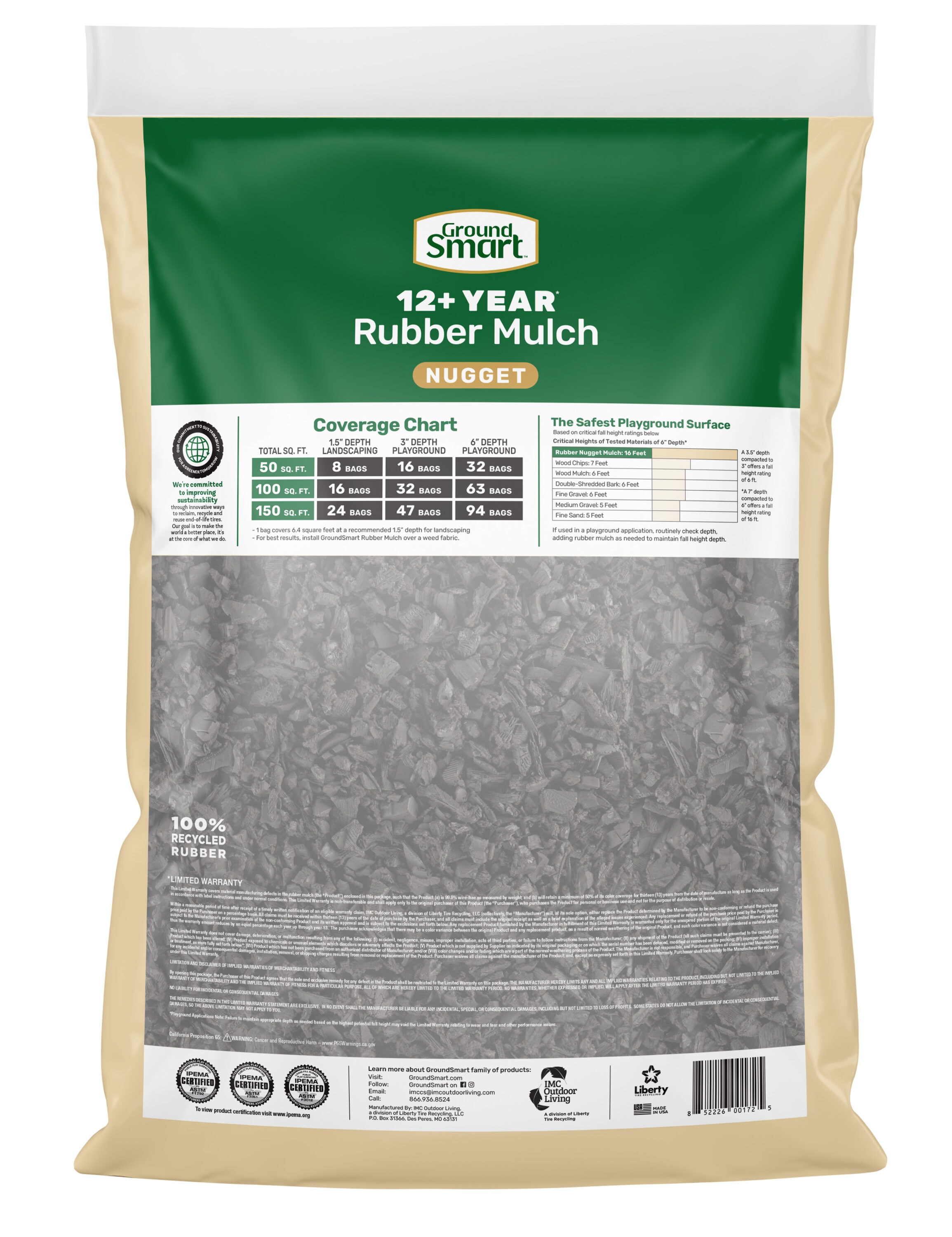 GroundSmart GSNG08BK96 Bagged-Mulch - View #4