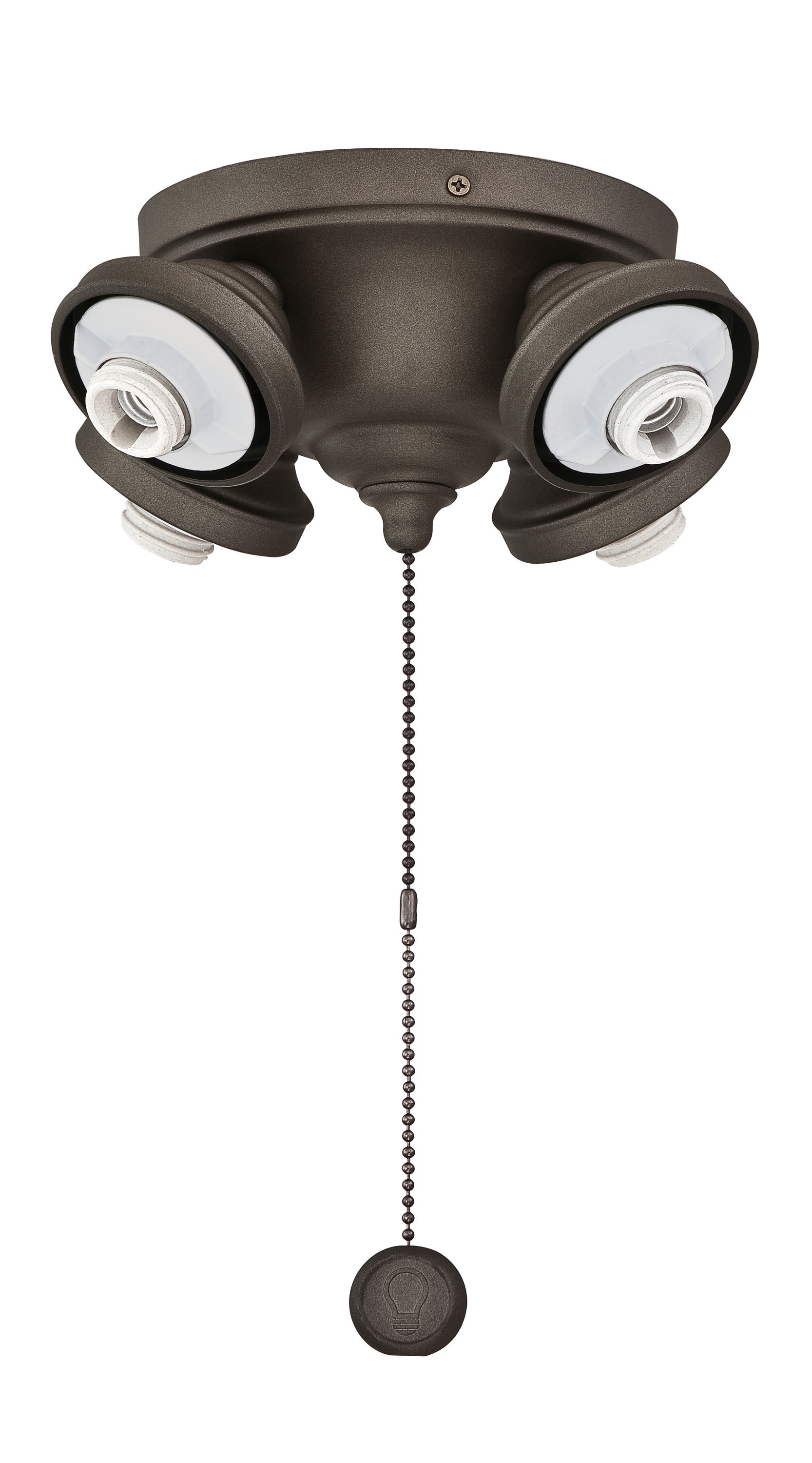 Fanimation F8GR 8.31-in 4 -Light Gray LED Ceiling Fan Light Kit