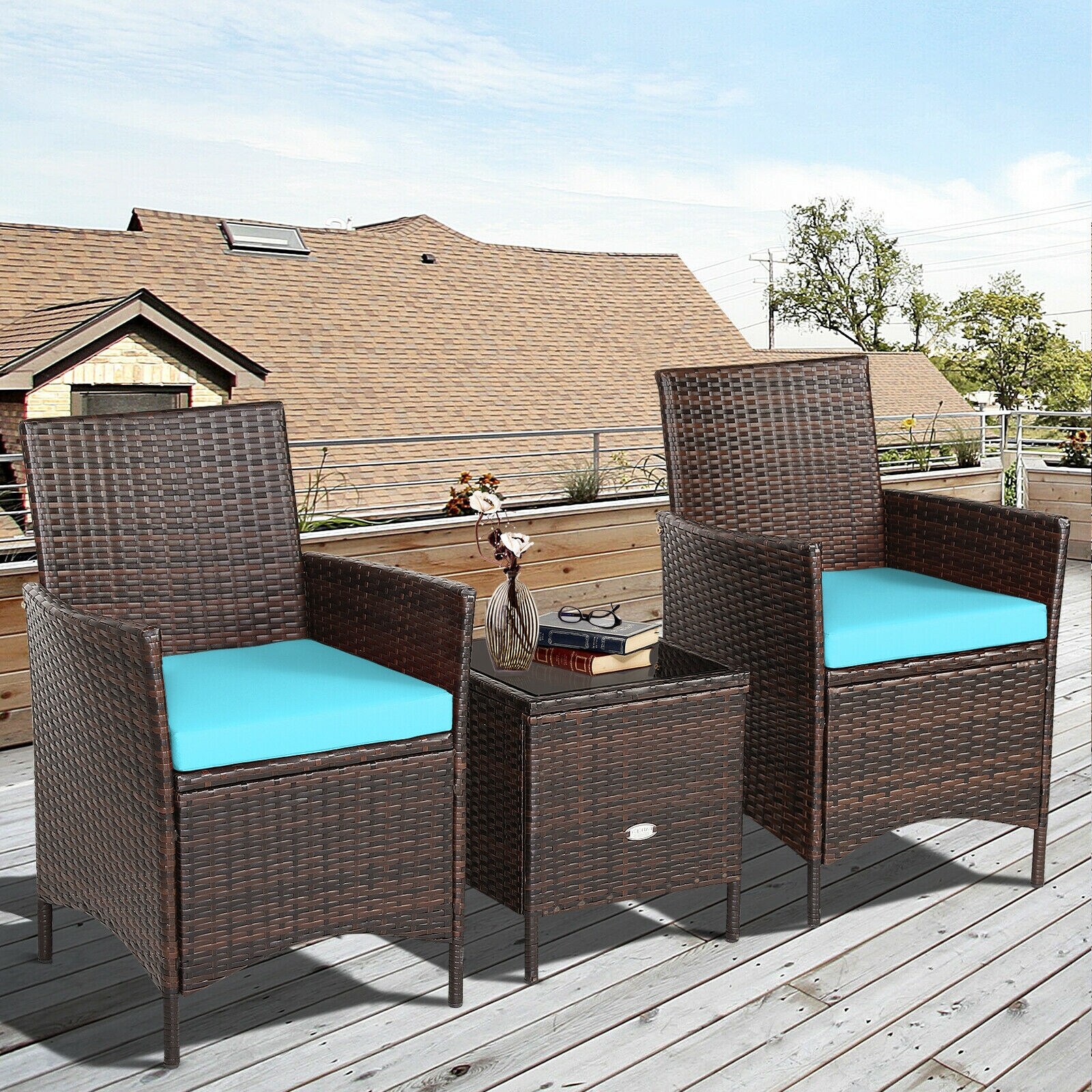 Forclover HBV-050LB Patio-Conversation-Sets - View #2