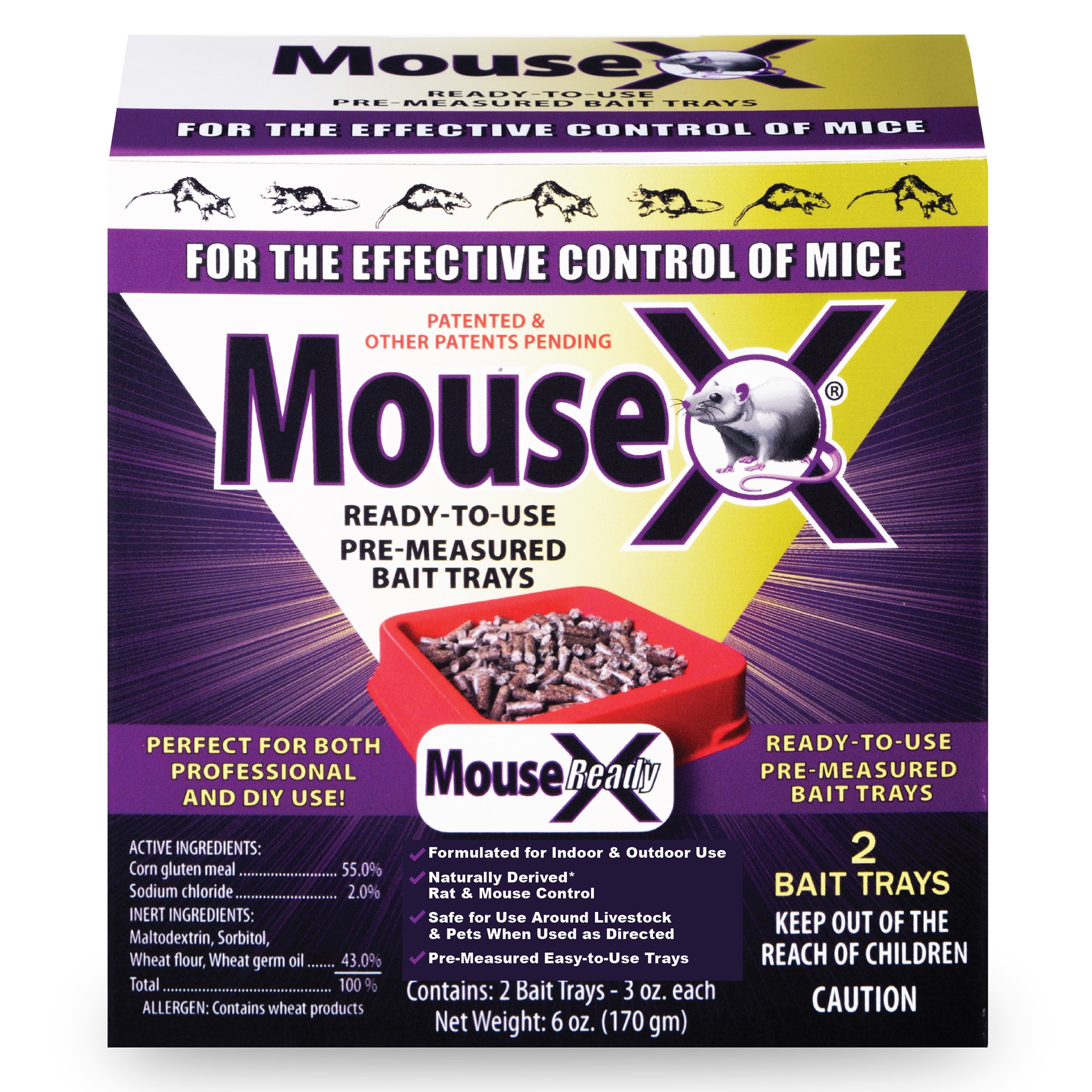 MouseX RTU Bait Tray Mouse Killer in the Animal & Rodent Control department  at