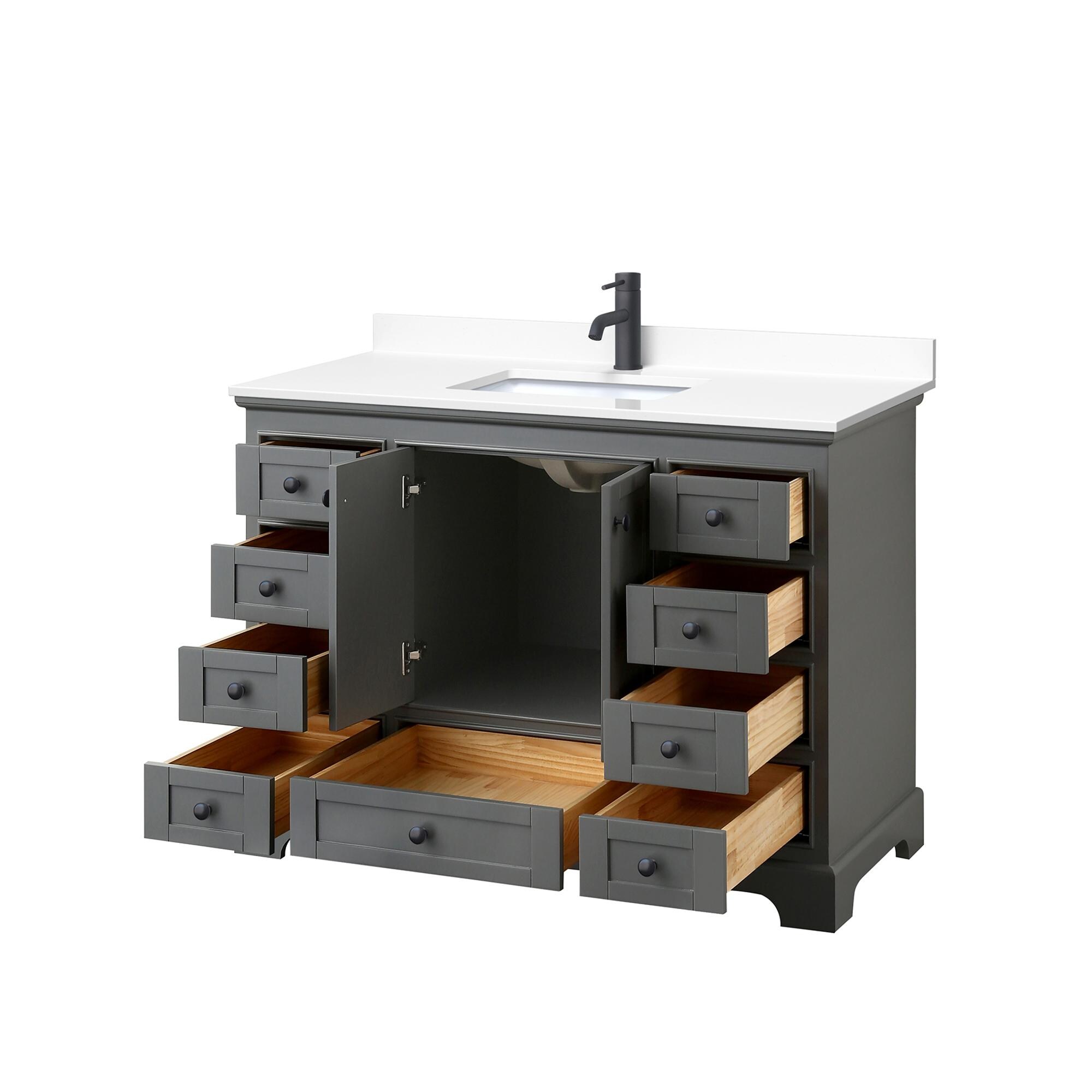 Wyndham Collection WCS202048SGBWCUNSMXX Bath-Vanity-Combo - View #3