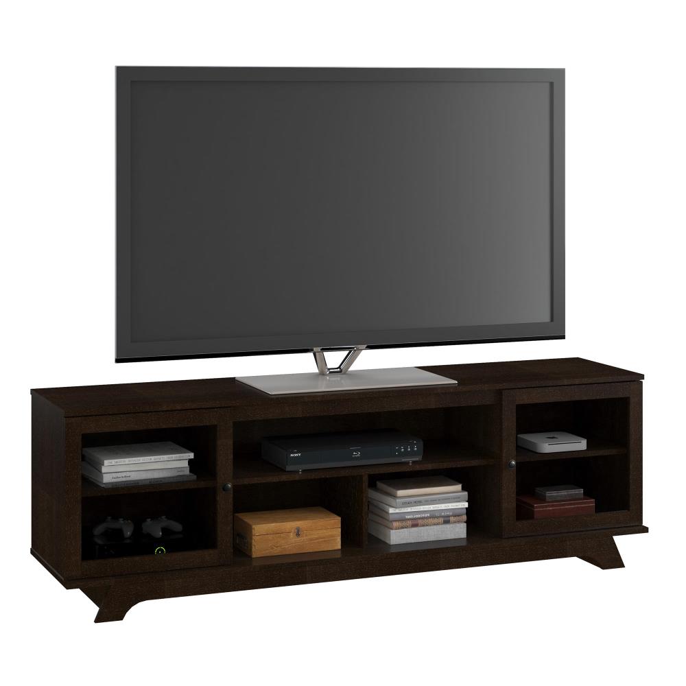 Ameriwood Home Englewood Transitional Espresso/Black Forrest Tv Stand ...