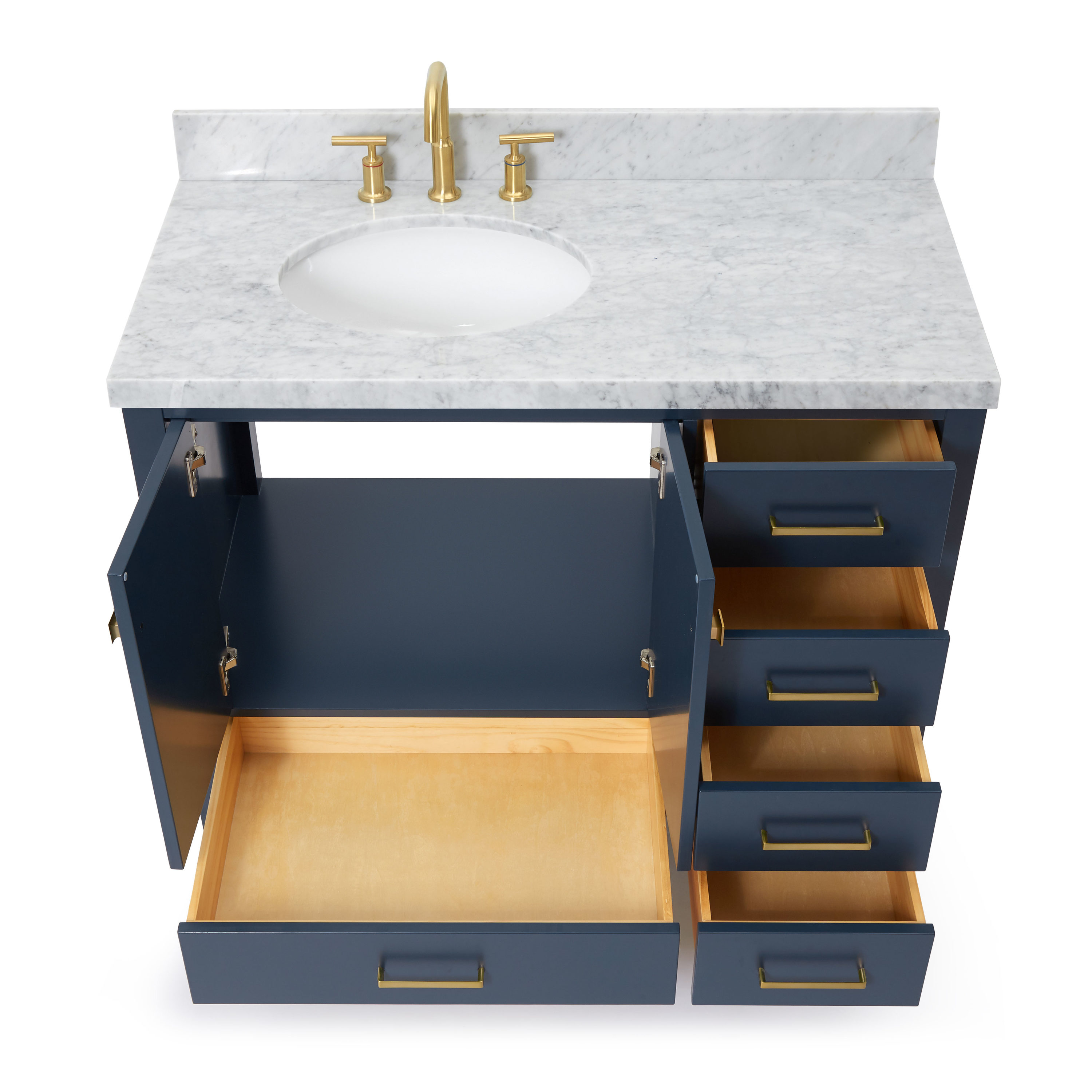 ARIEL A043S-L-VO-MNB Bath-Vanity-Combo - View #6