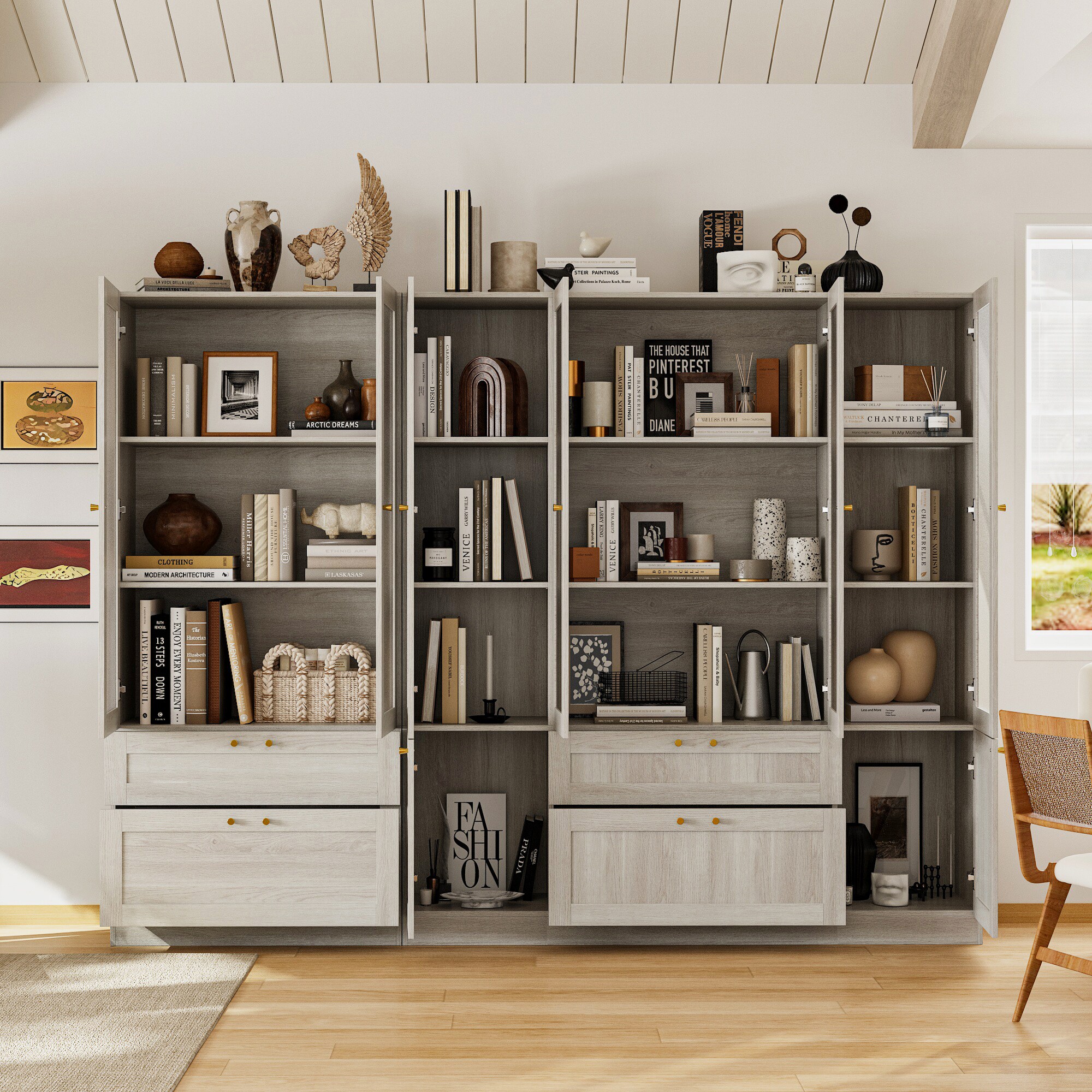 FUFU&GAGA KF020521+522-01AB bookcases - View #2