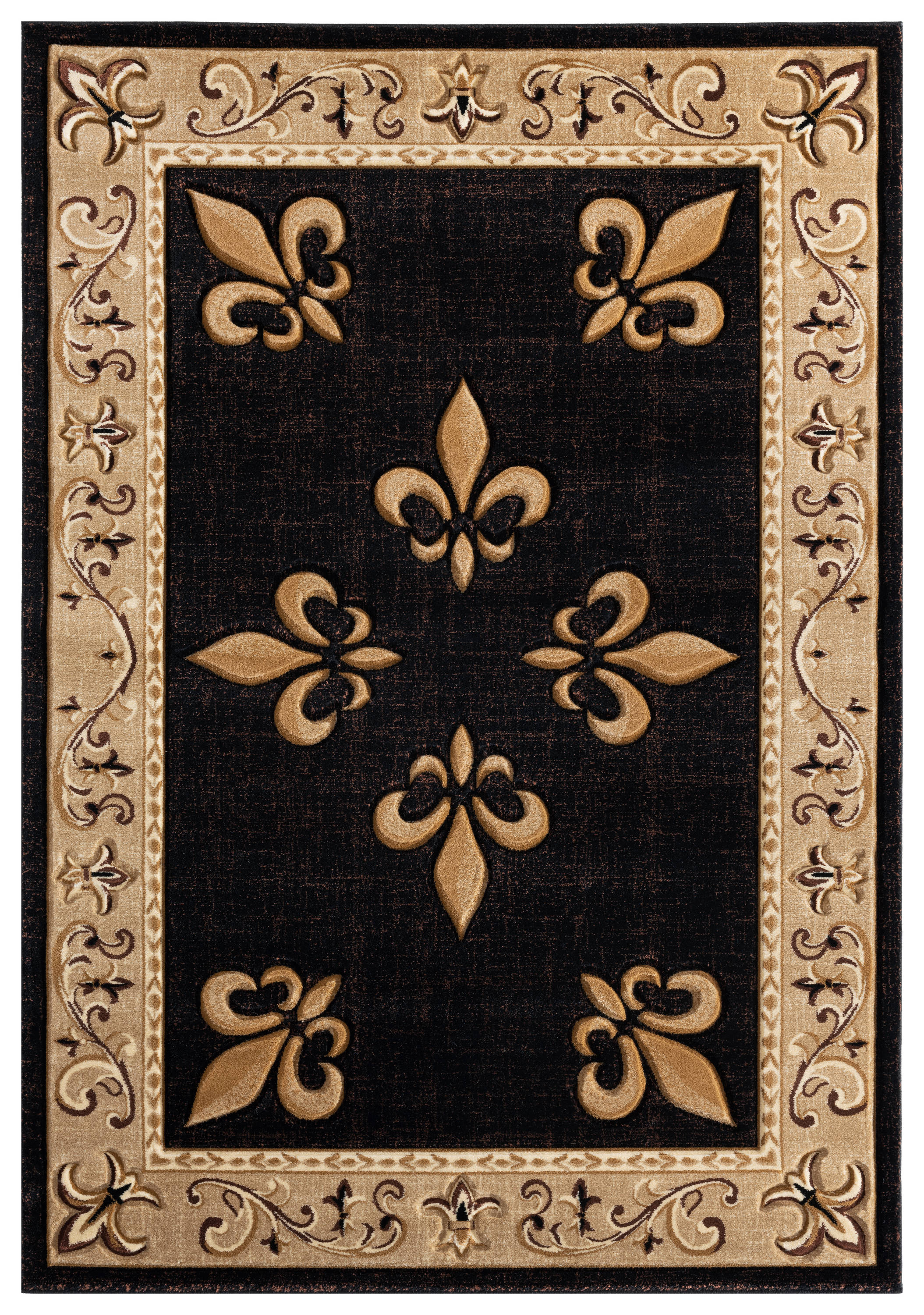 United Weavers Of America 2050 11026 28C Bristol 3 x 8 (ft) Polypropylene Beige Rectangular Indoor Border Area rug