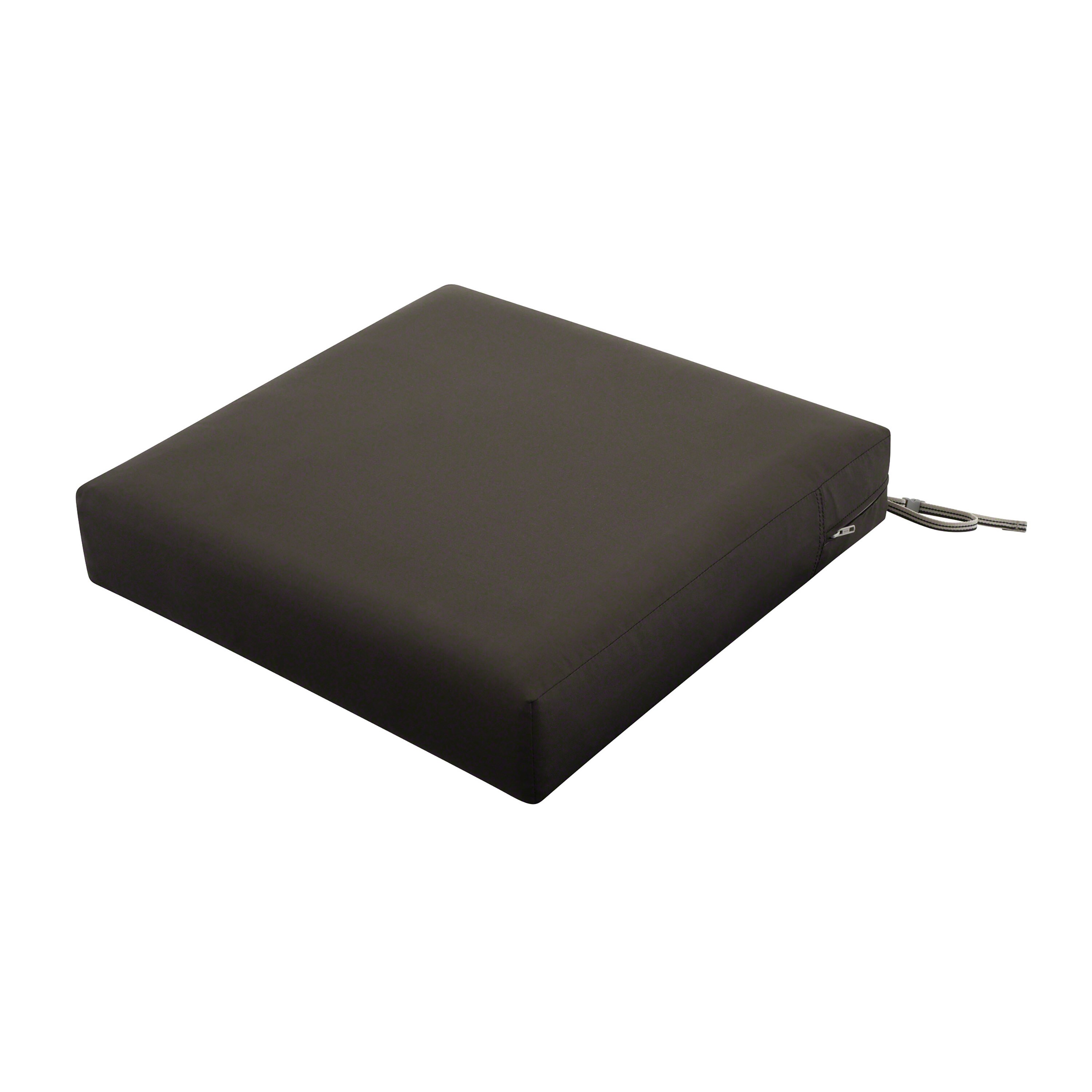 Classic Accessories 62-019-ESPRES-EC Ravenna 23-in x 23-in Espresso Patio Chair Cushion