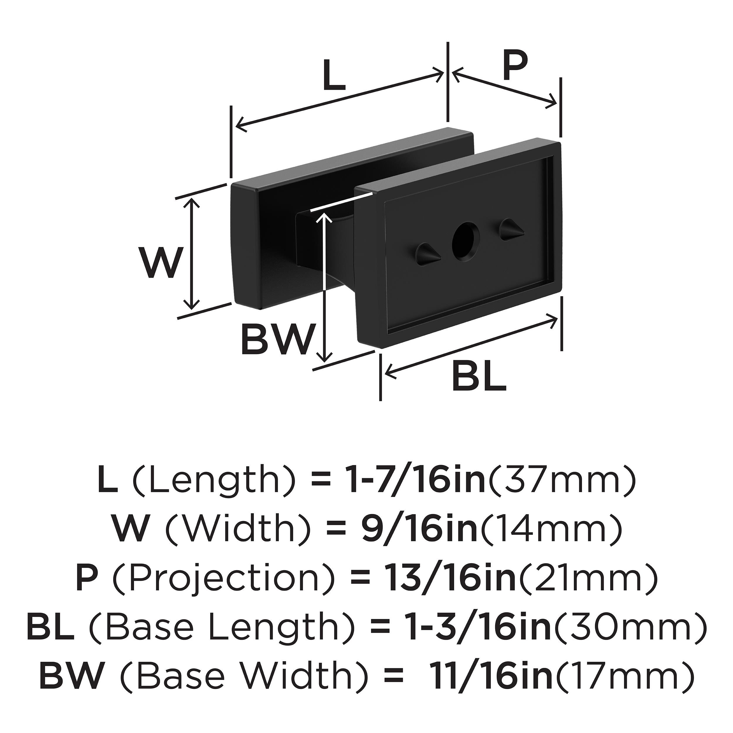 Amerock 25VMP37023MB Cabinet-Knobs - View #4