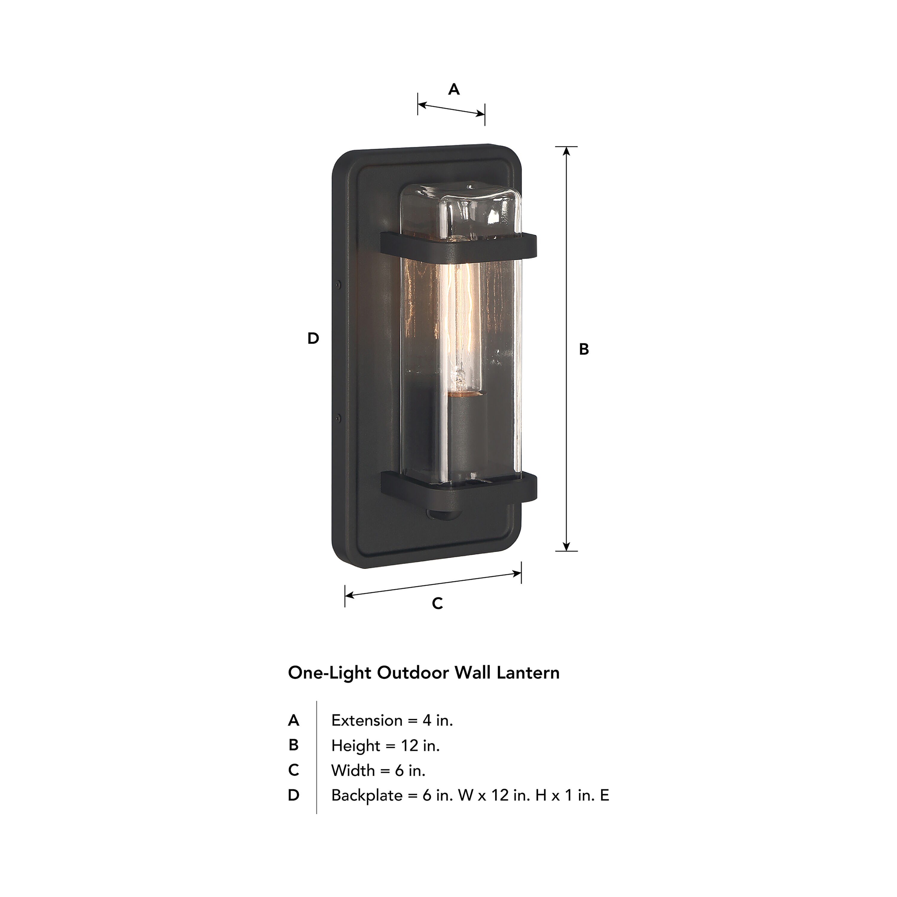 Designers Fountain D303M-6EW-BK Outdoor-Wall-Lighting - View #8