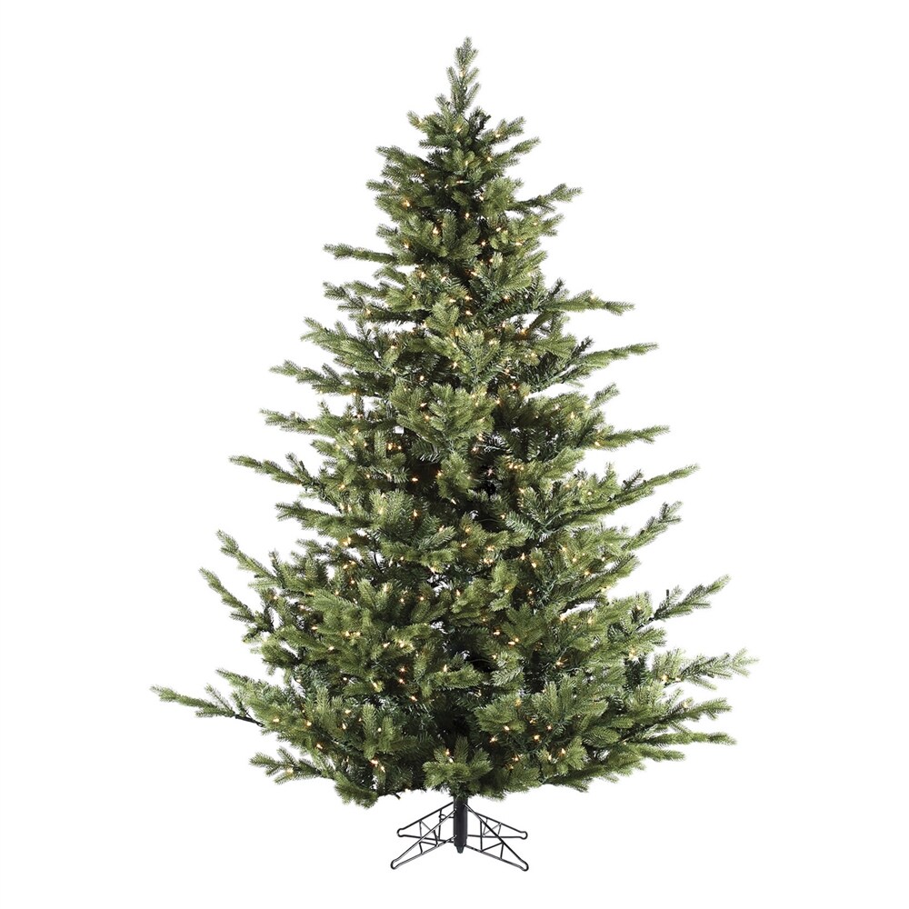  FFFX090-6GR 9-ft Pre-lit Artificial Christmas Tree with LED Lights