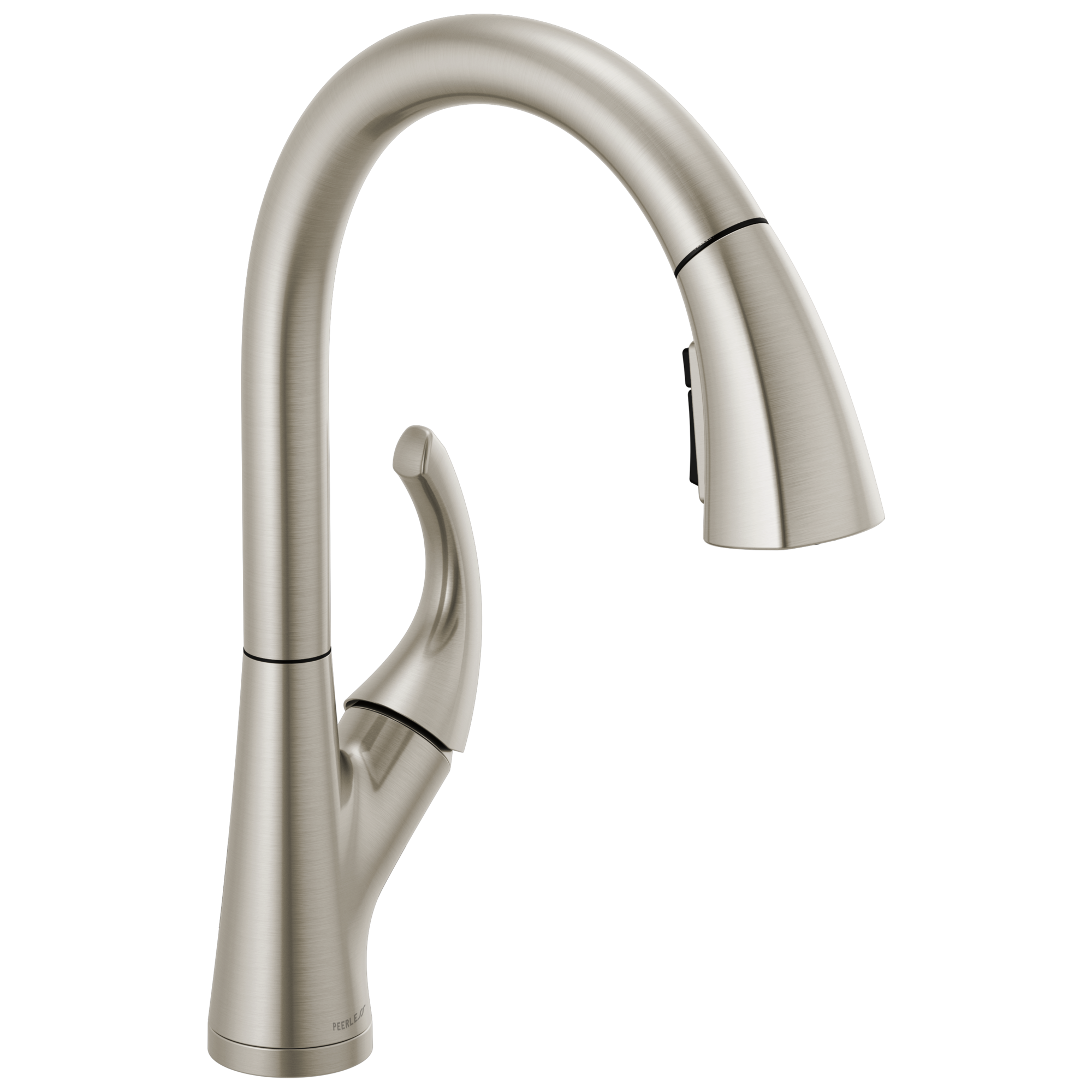 Peerless P7935LF-SS Parkwood Stainless Single Handle Deck-mount Pull-down Kitchen Faucet with Sprayer