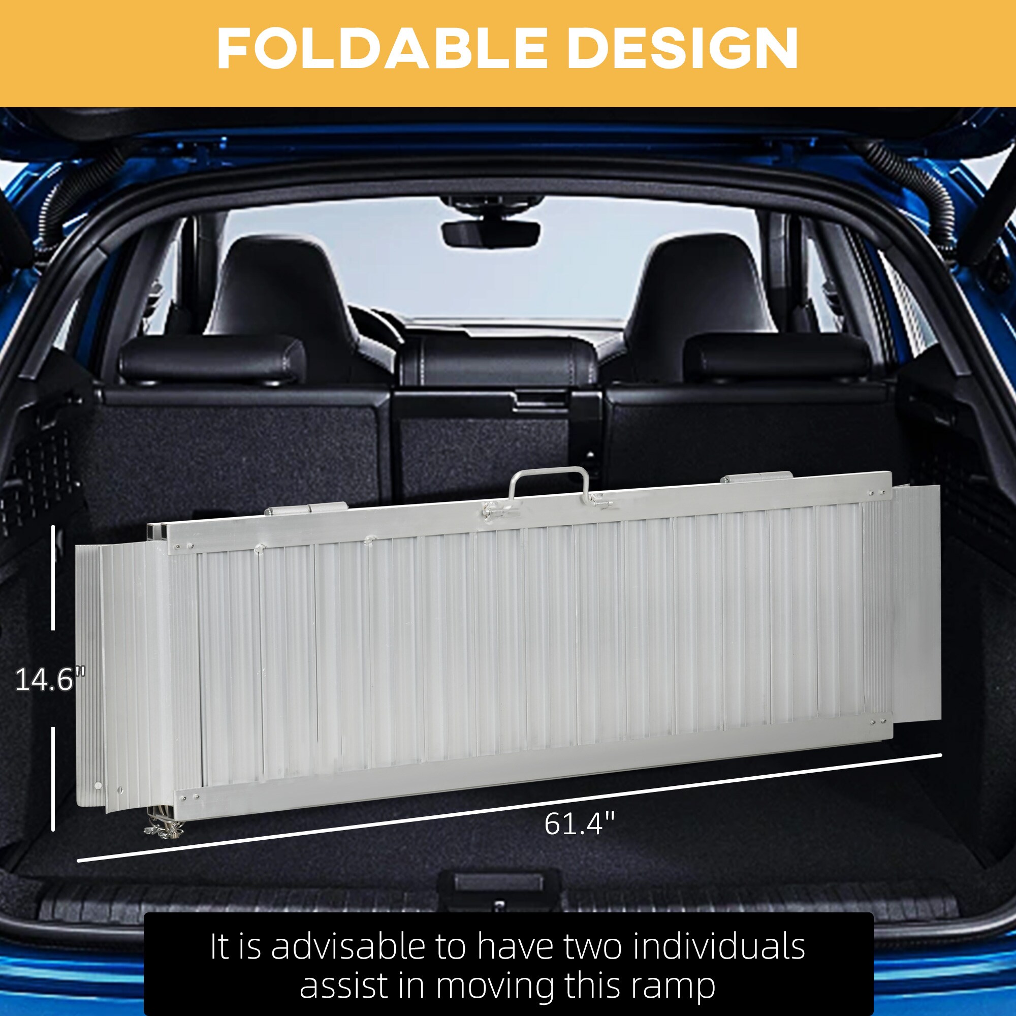 HomCom 713-088V03BK Access-Ramps - View #6