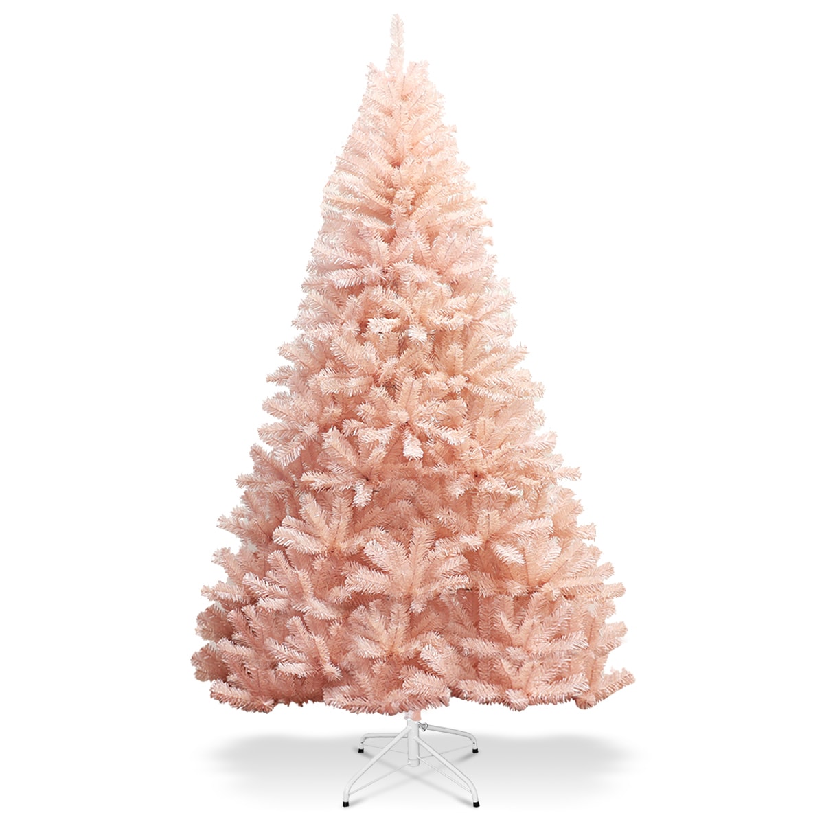 Costway CM22349 7-Feet Pink Artificial Christmas Tree
