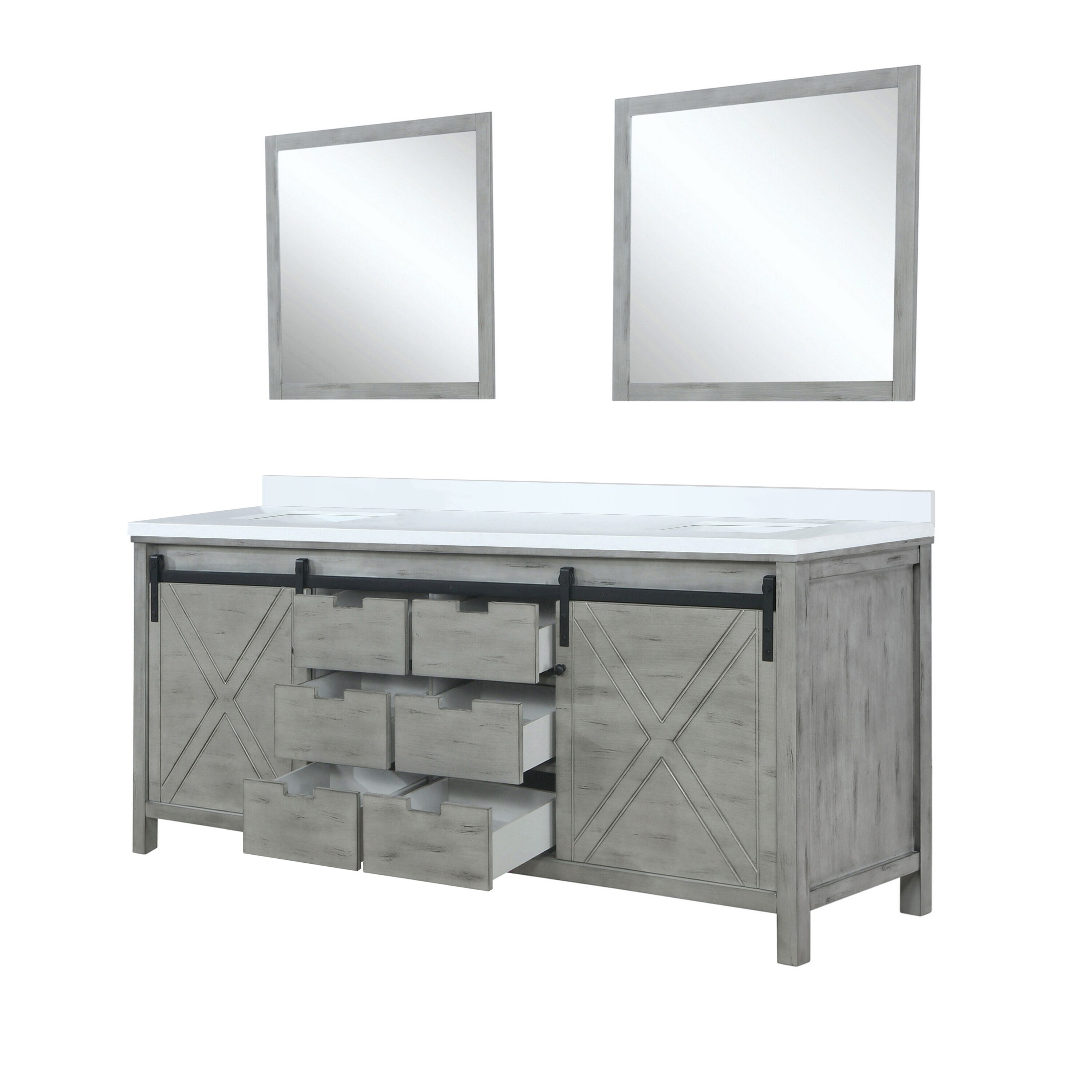 Lexora LM342280DHCSM30 Bath-Vanity-Combo - View #4