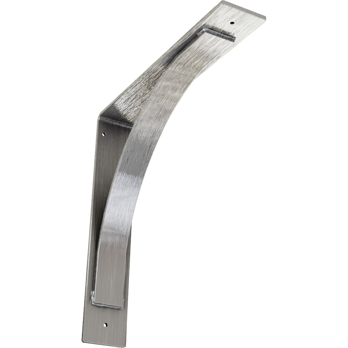 Ekena Millwork BKTM03X16X16MOCRS Morris Morris 16-in x 3-in x 16-in Stainless steel Steel Wall bracket