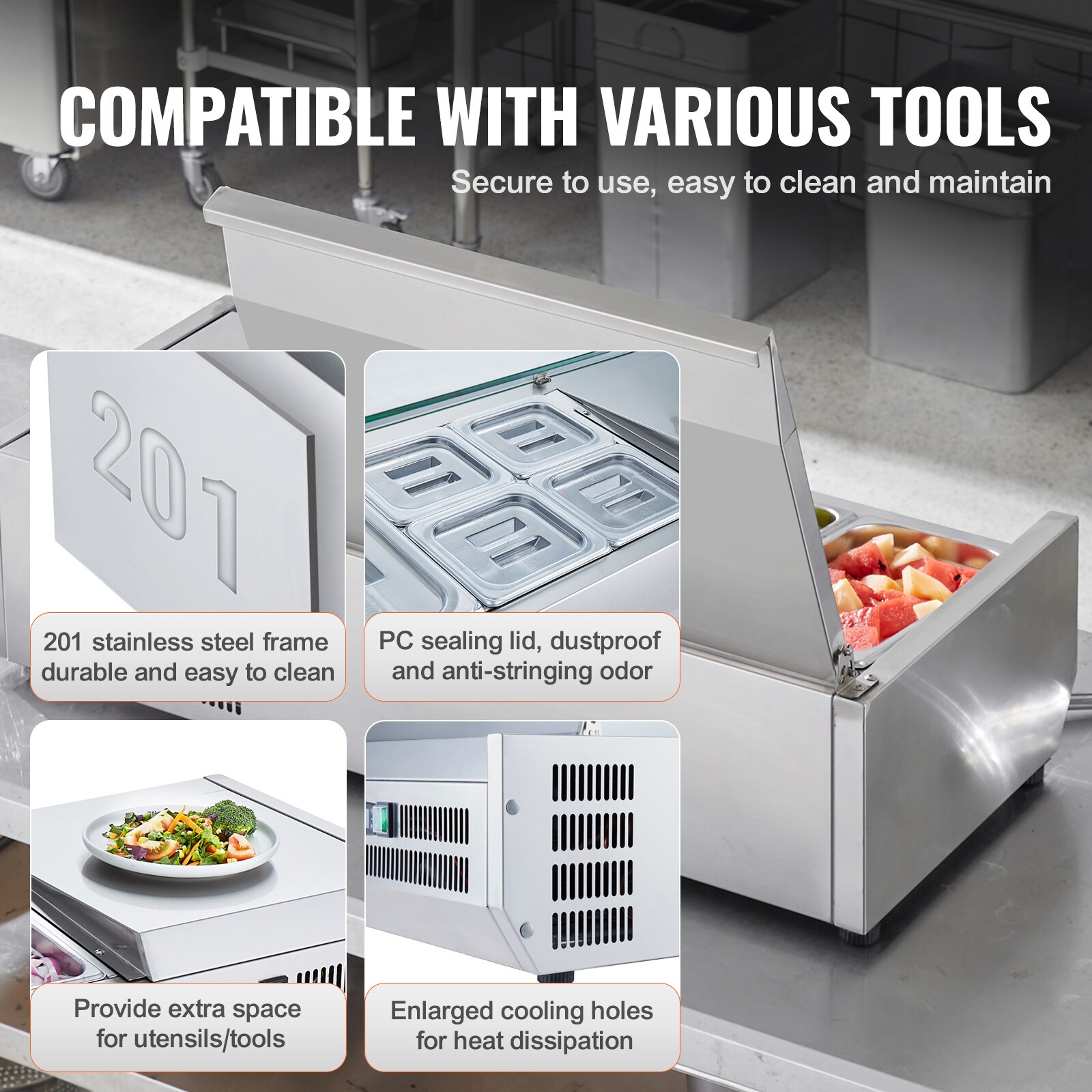 SVOPES SCBXGZLZDWT403188V1 Refrig-Prep-Tables - View #6