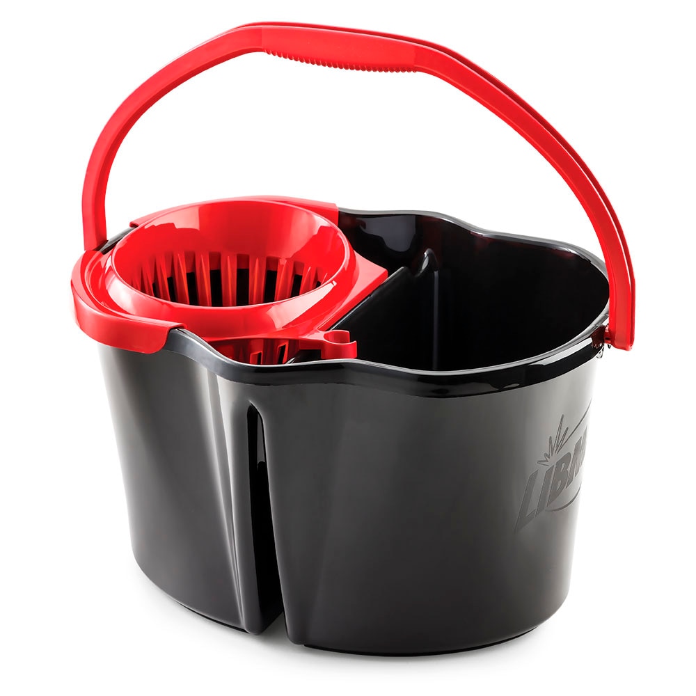 Libman 4-Gallon (s) Polypropylene Double Bucket in the Buckets department  at