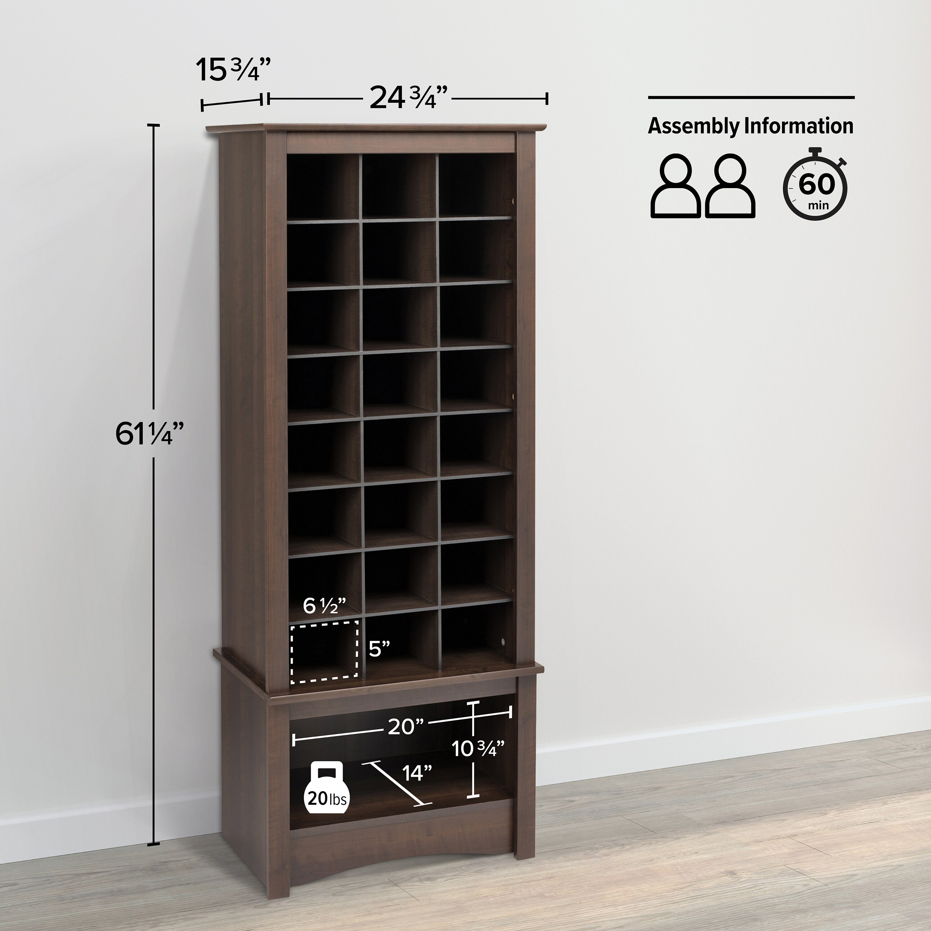 Prepac EUSR-0008-1 Shoe-Racks - View #3