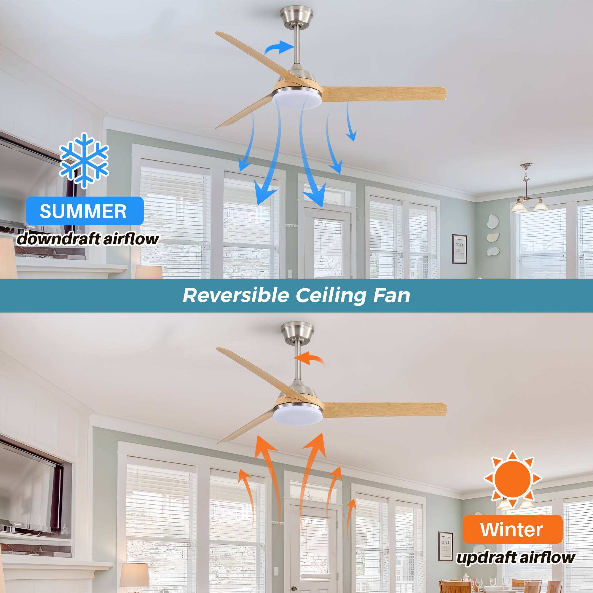 ToolCat BZ-3-100-SN Ceiling-Fans - View #3