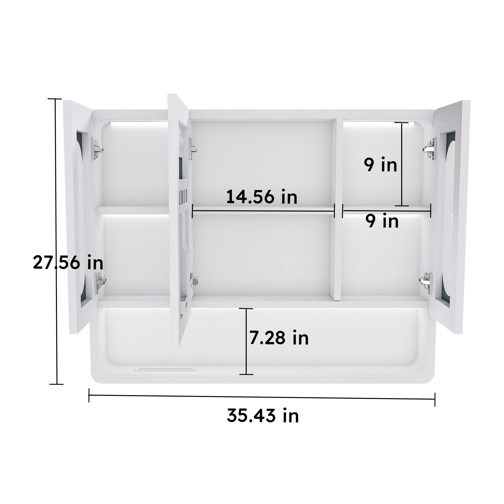 EXTRAUP HL-W561P147100 Bathroom-Medicine-Cabinets - Thumbnail View #5