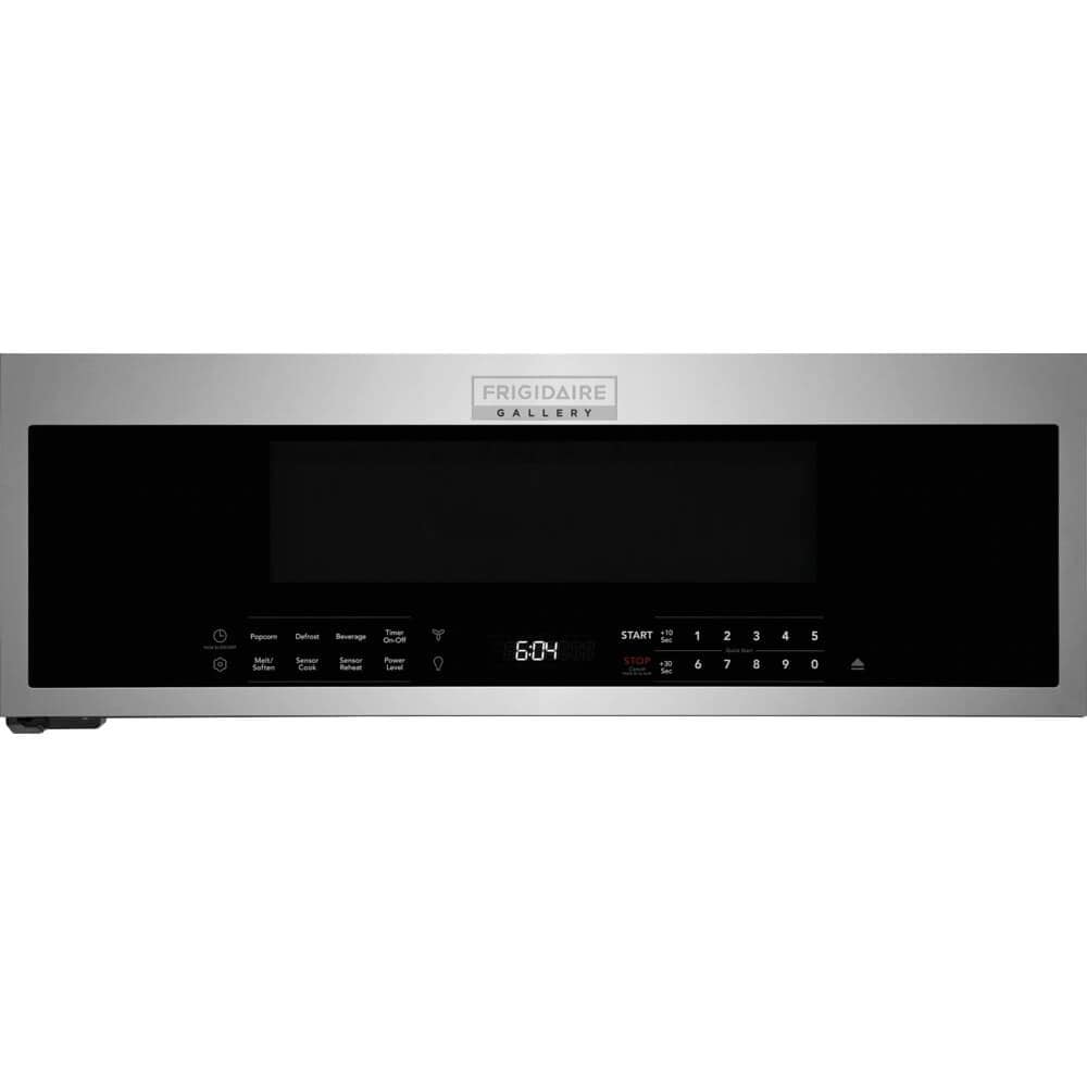 Frigidaire GMOS1266AF Gallery 1.2-cu ft Low Profile 29.88-in Over-the-Range Microwave with Sensor Cooking ( Fingerprint Resistant Stainless Steel )