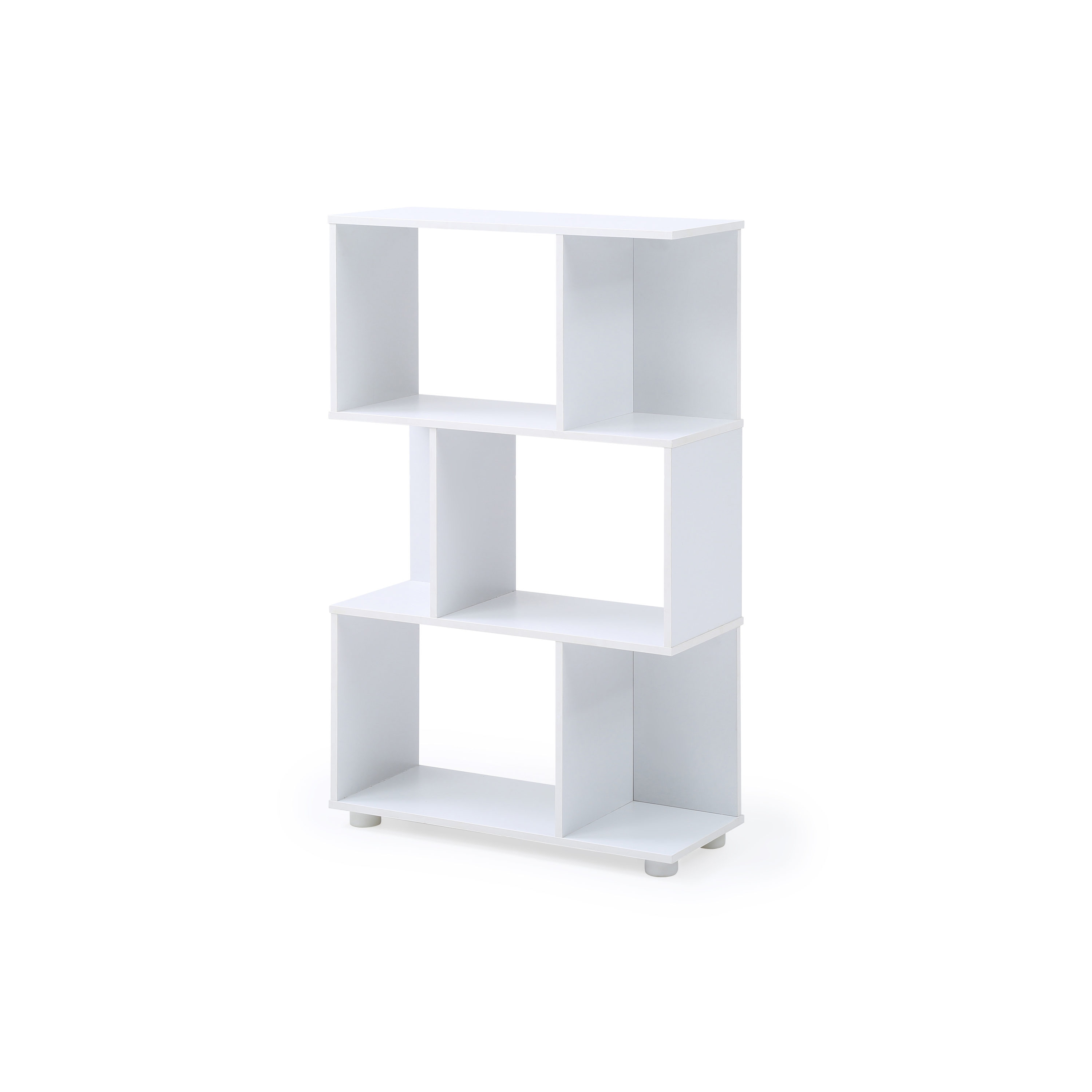 AC Pacific MANOR Manor White Composite 3 -Shelf Modular Bookcase ( 23.62-Inches W x 38.39-Inches H x 9.25-Inches D ) Painted