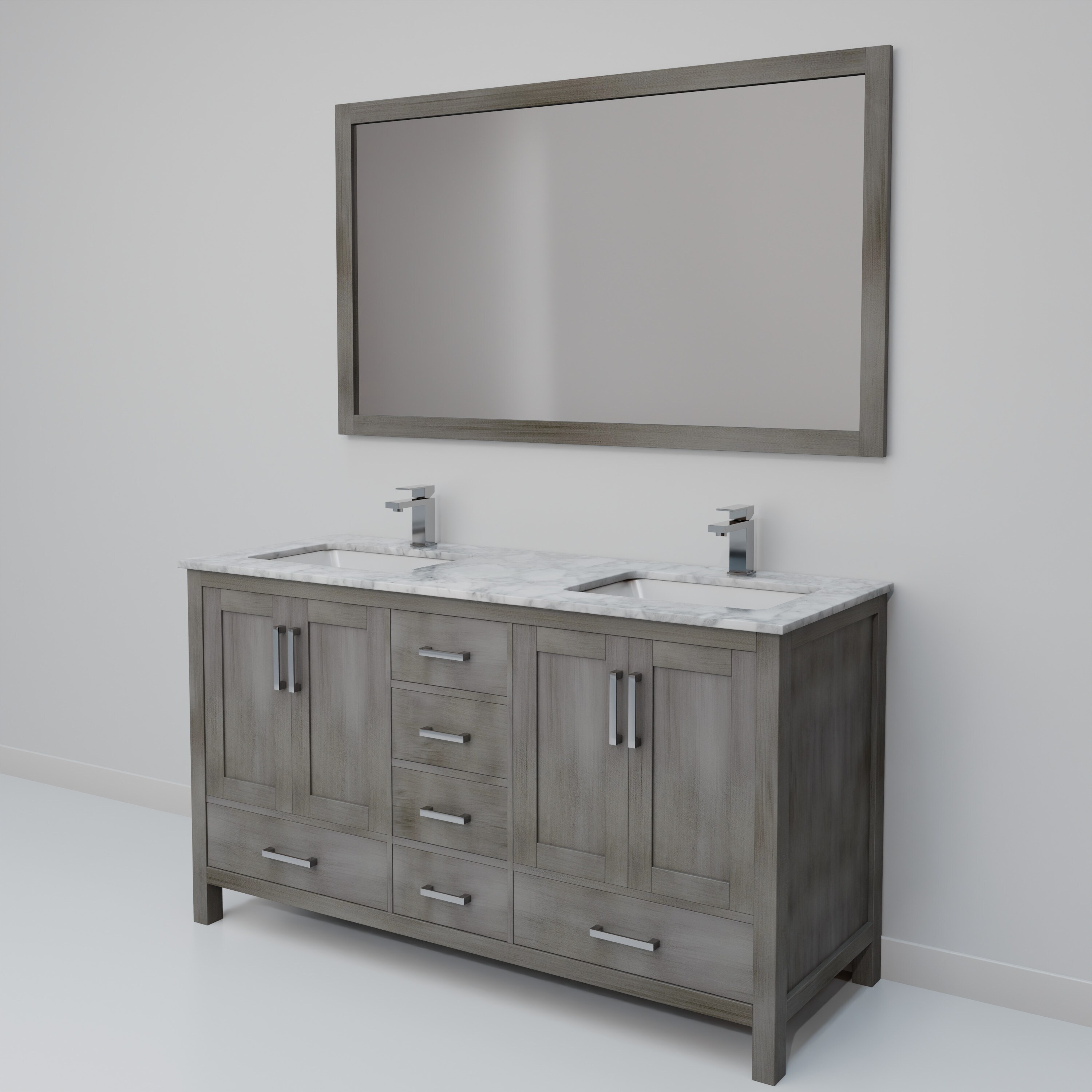 Lexora LJ342260DDDSM58F Bath-Vanity-Combo - View #5