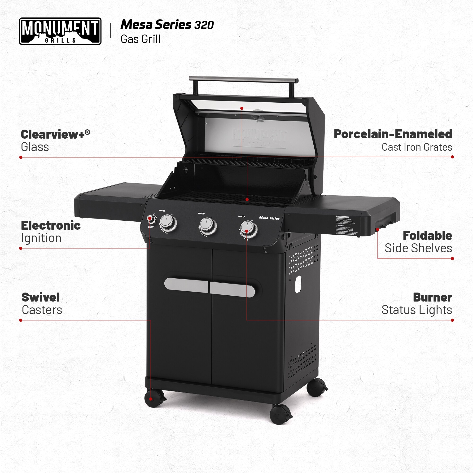 Monument M320 Gas-Grill - View #5