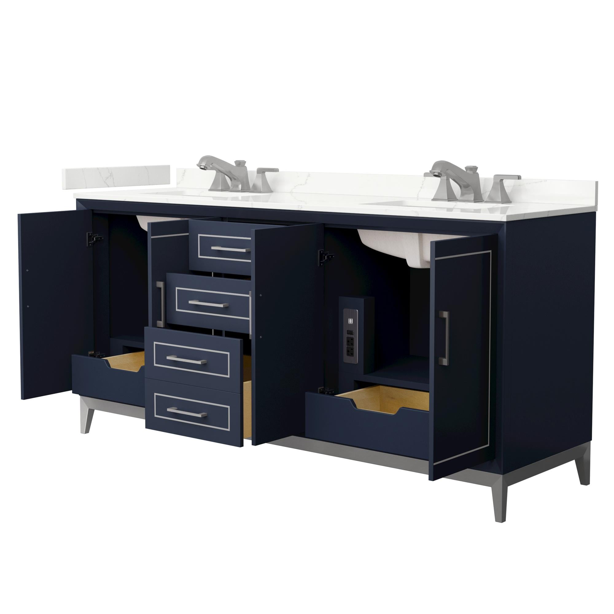Wyndham Collection WCH515172DBNGTUS3MXX Bath-Vanity-Combo - View #2