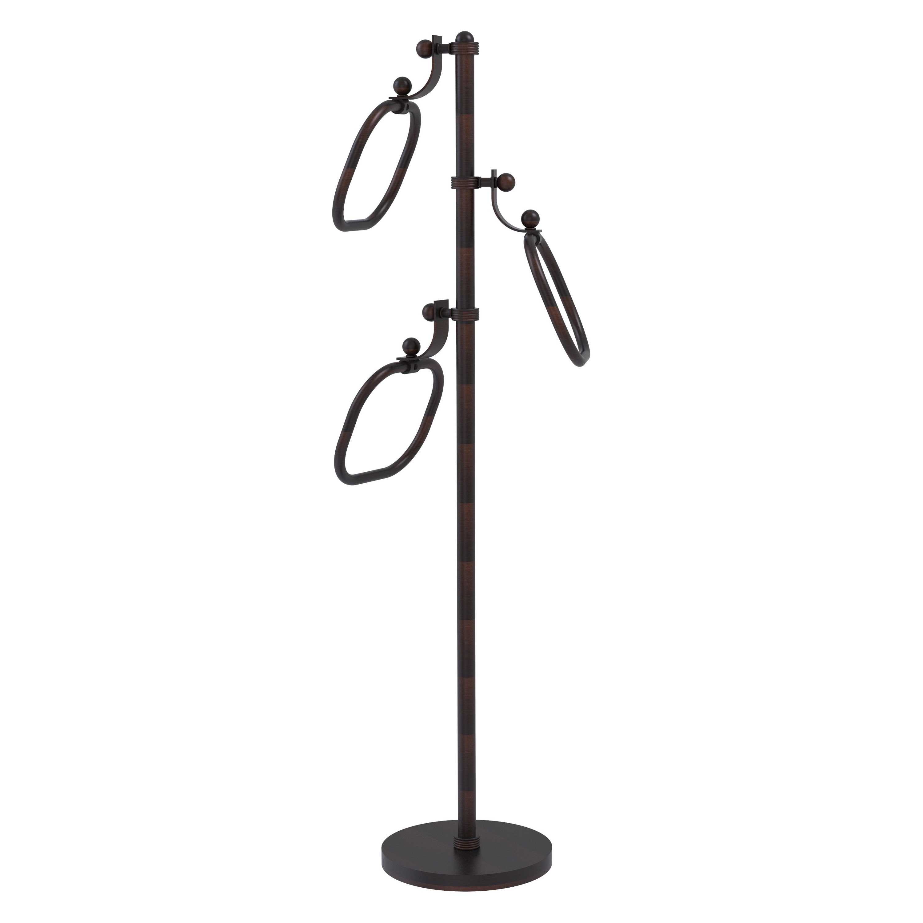 Allied Brass TS-83G-VB Venetian Bronze Freestanding floor Single Towel Ring