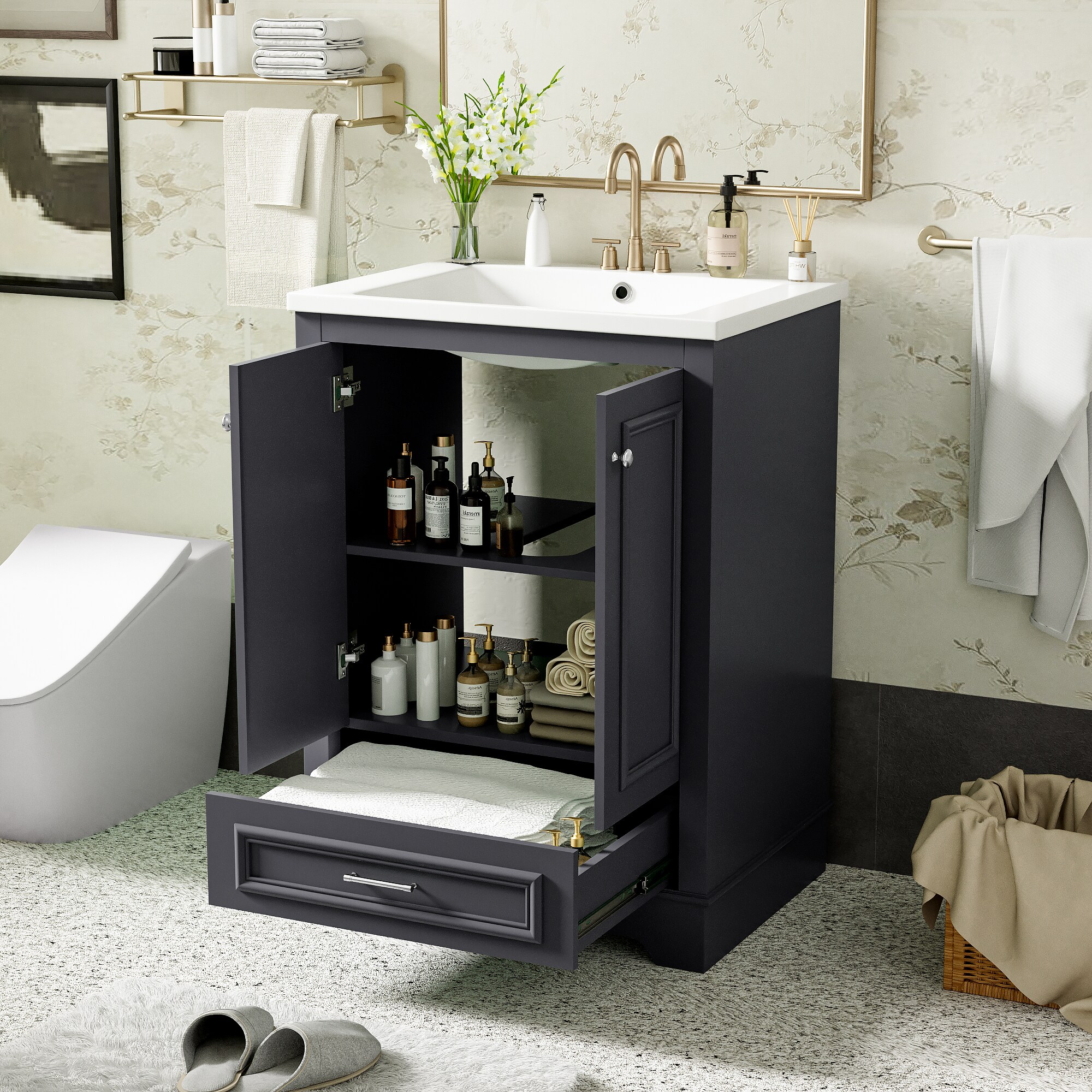 Dimakai DI-MRS14893C3P Bath-Vanity-Combo - View #2