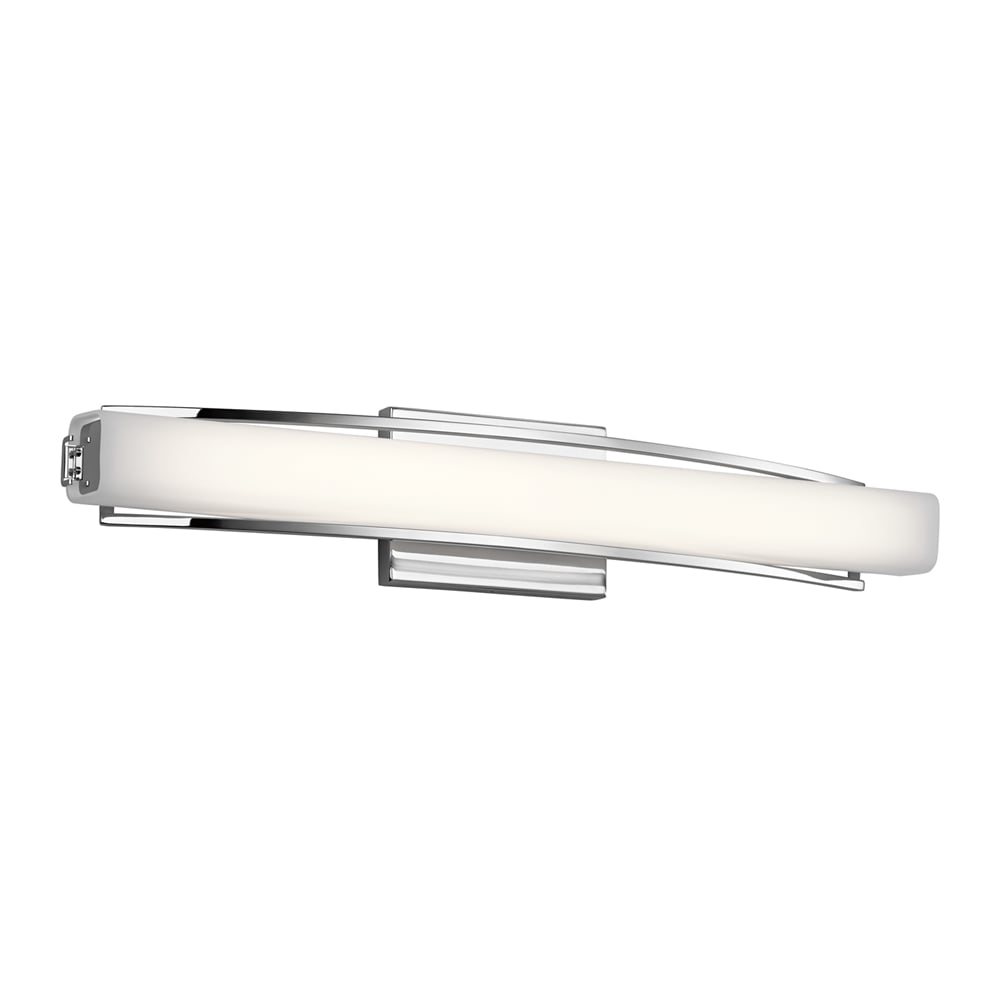 elan 83758 Rowan 25.25-in 1-Light Chrome LED Modern/Contemporary Vanity Light