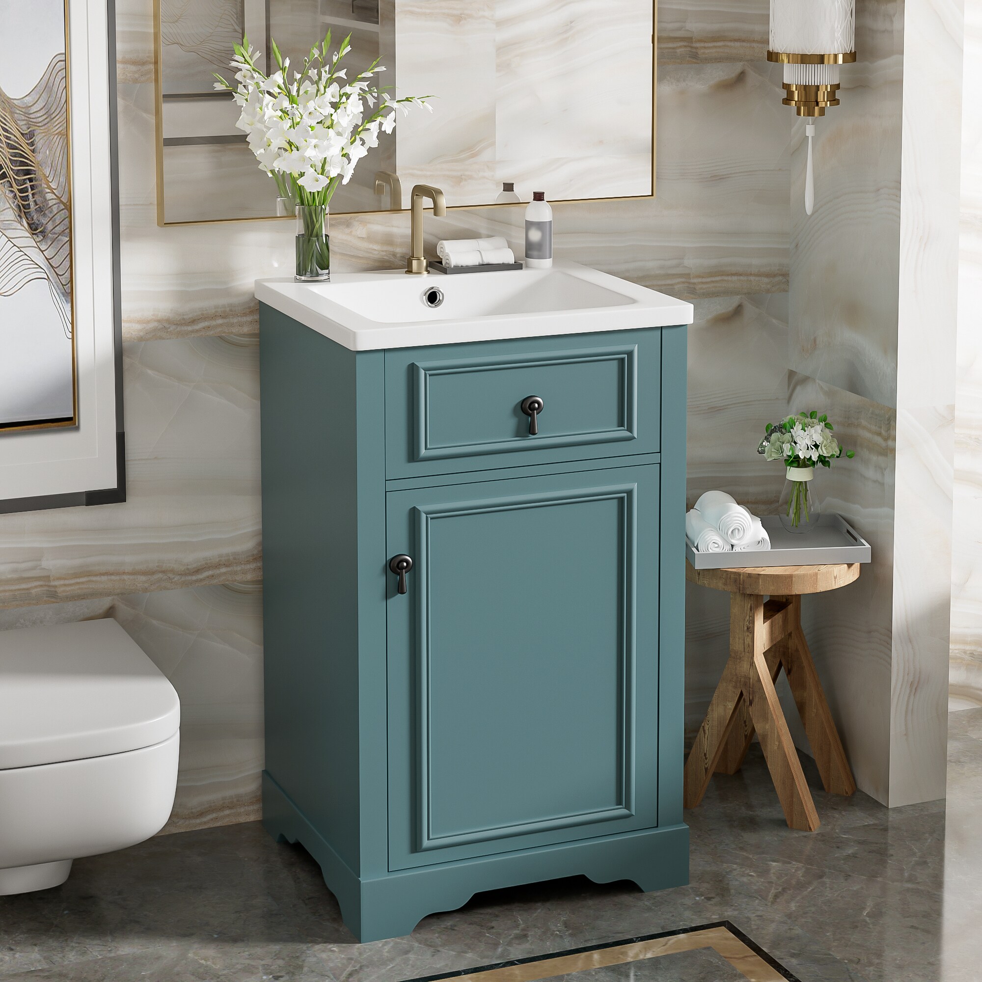 Wooakway FXLS0604-604Z147 Bath-Vanity-Combo - View #2