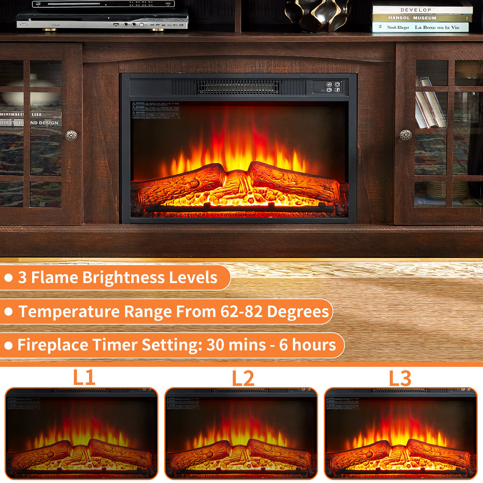 ToolCat BZ-3-135-SN Electric-Fireplaces - View #5
