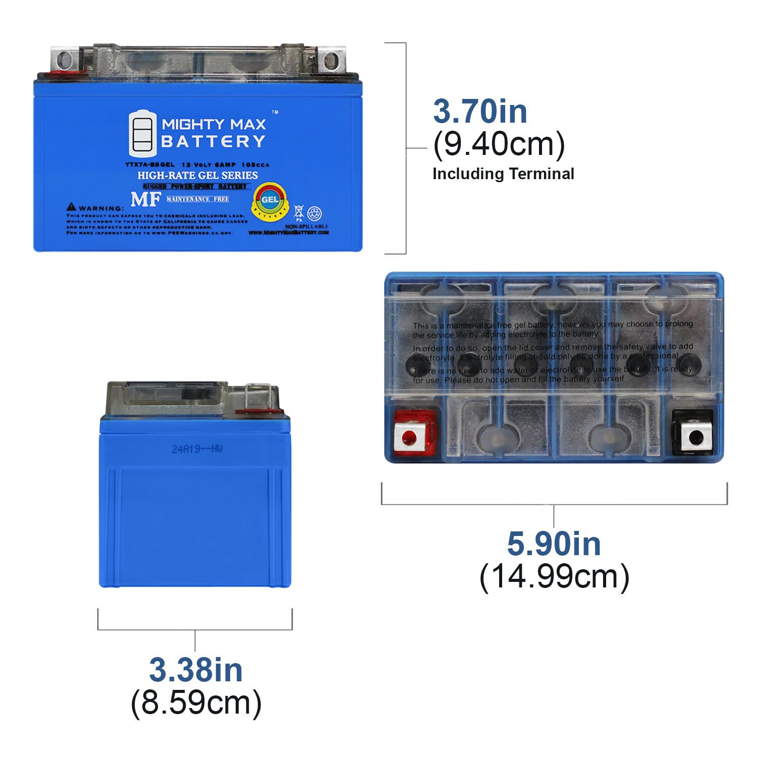 Mighty Max Battery MAX3926520 Device-Replacement-Batteries - View #4