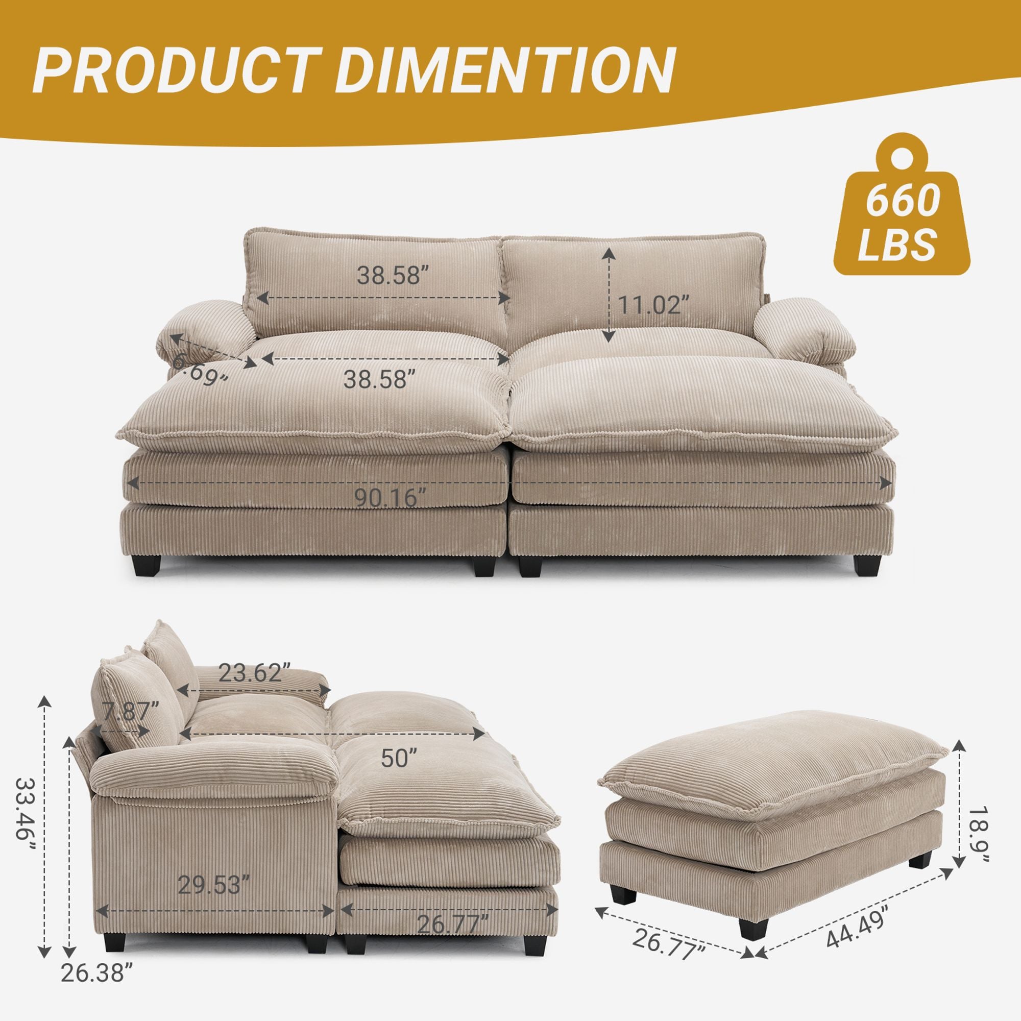 Winado 792105102993 Sofas-Loveseats - View #3