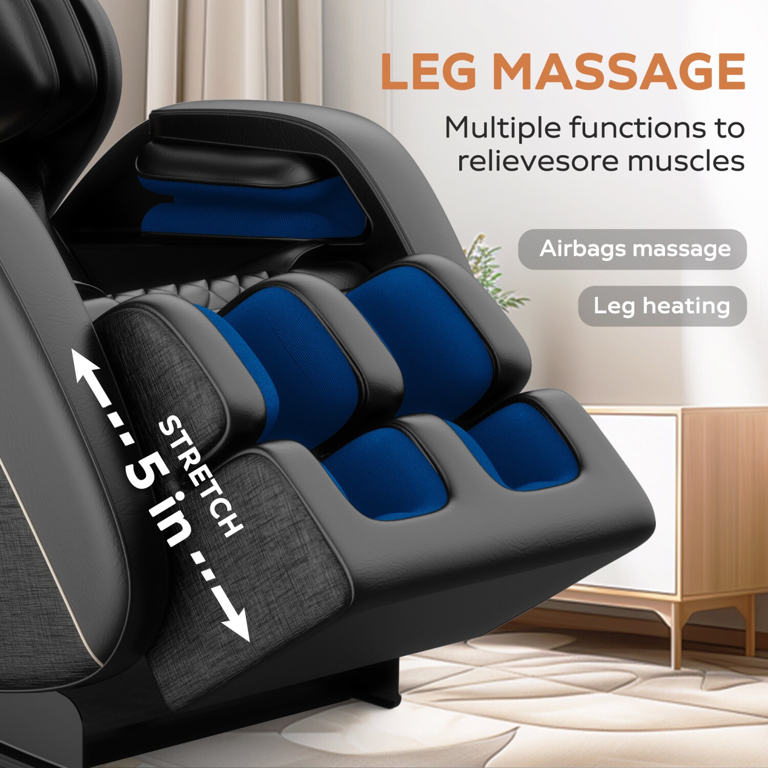 Streamdale Furniture Streamdale Massage Chair Recliner with Zero ...