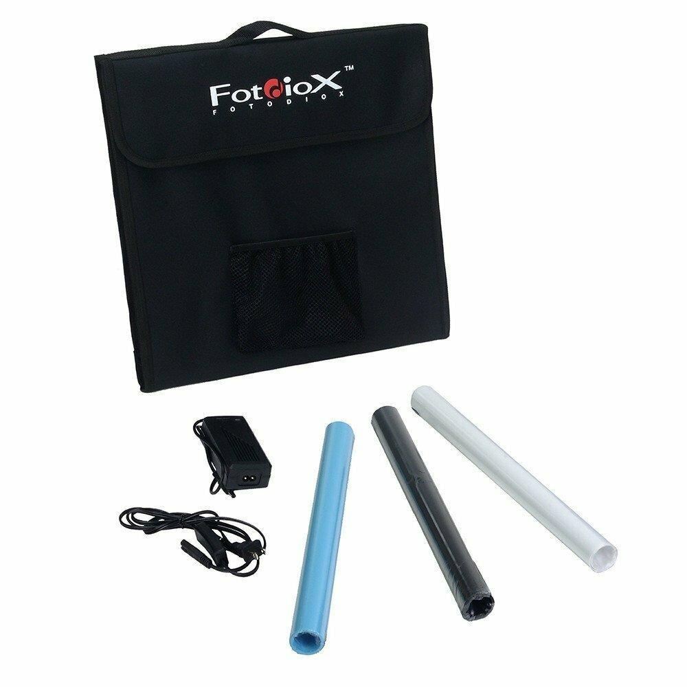 Fotodiox FTDX871  Studio-Box-LED770-28x28 Pro 28 x 28 in. LED Studio-in-a-Box for Table Top Photography