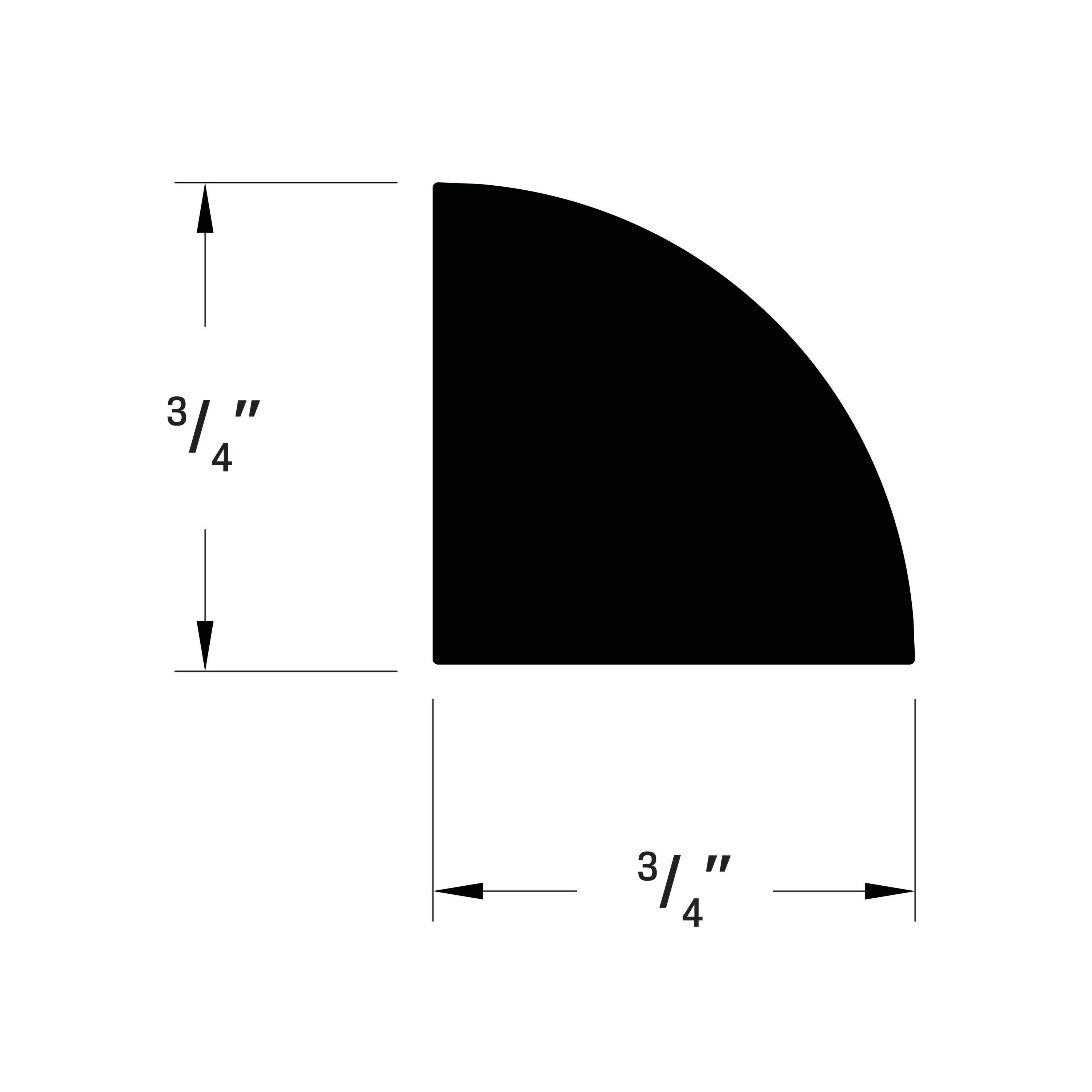 Royal Building Products 02689 Quarter-Round-Moulding - View #3