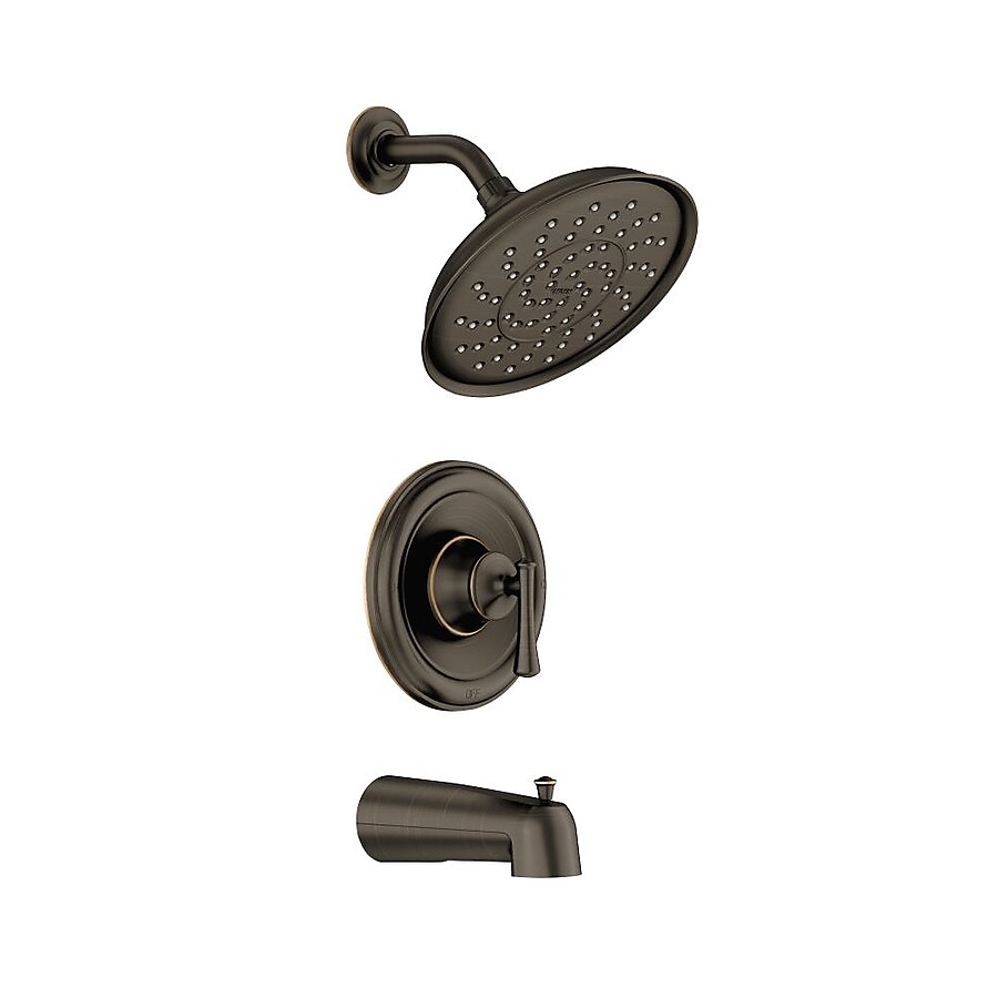 Ashville Single-Handle 1-Spray Tub and Shower Faucet with Valve in Mediterranean Bronze (Valve Included) Ashville Single-Handle 1-Spray Tub and Shower Faucet with Valve in Mediterranean Bronze (Valve Included)