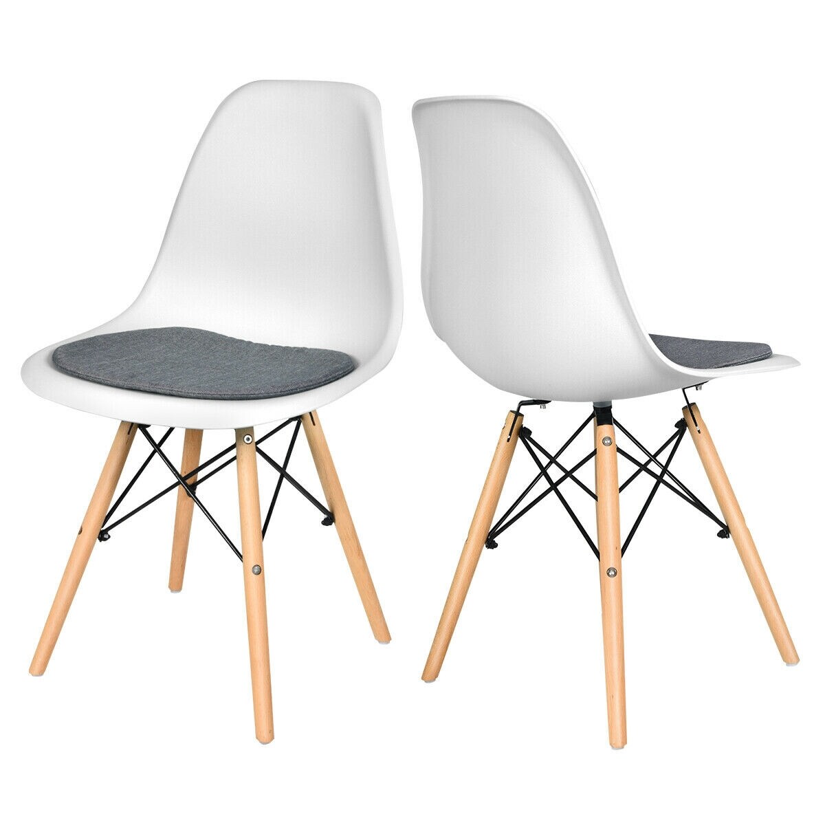 Slickblue D-CO-2-HW07466WH Dining-Chairs - View #3