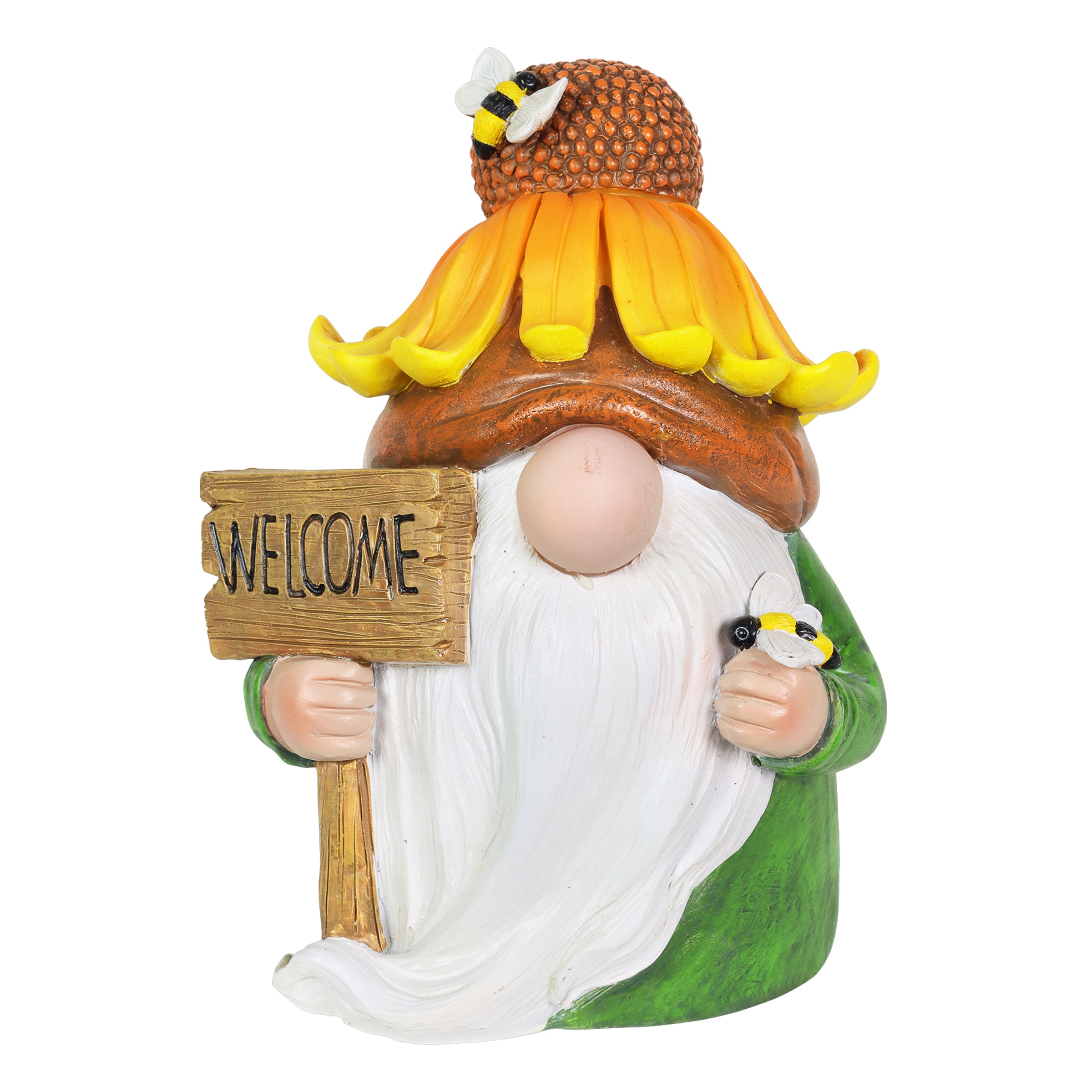 Exhart 72489-RS 7.09-Inches H x 5.12-Inches W Multiple colors/finishes Gnome Garden Statue