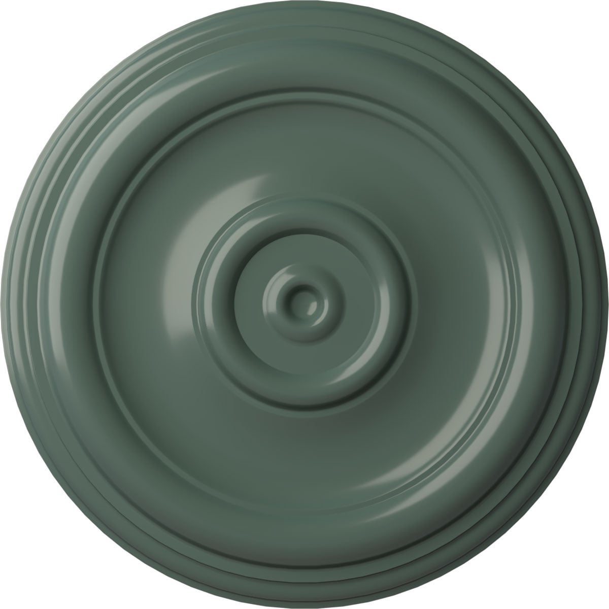 Ekena Millwork CM12TRCBF Traditional 12-in W x 12-in L Painted Cloud Burst Polyurethane Whole Ceiling Medallion
