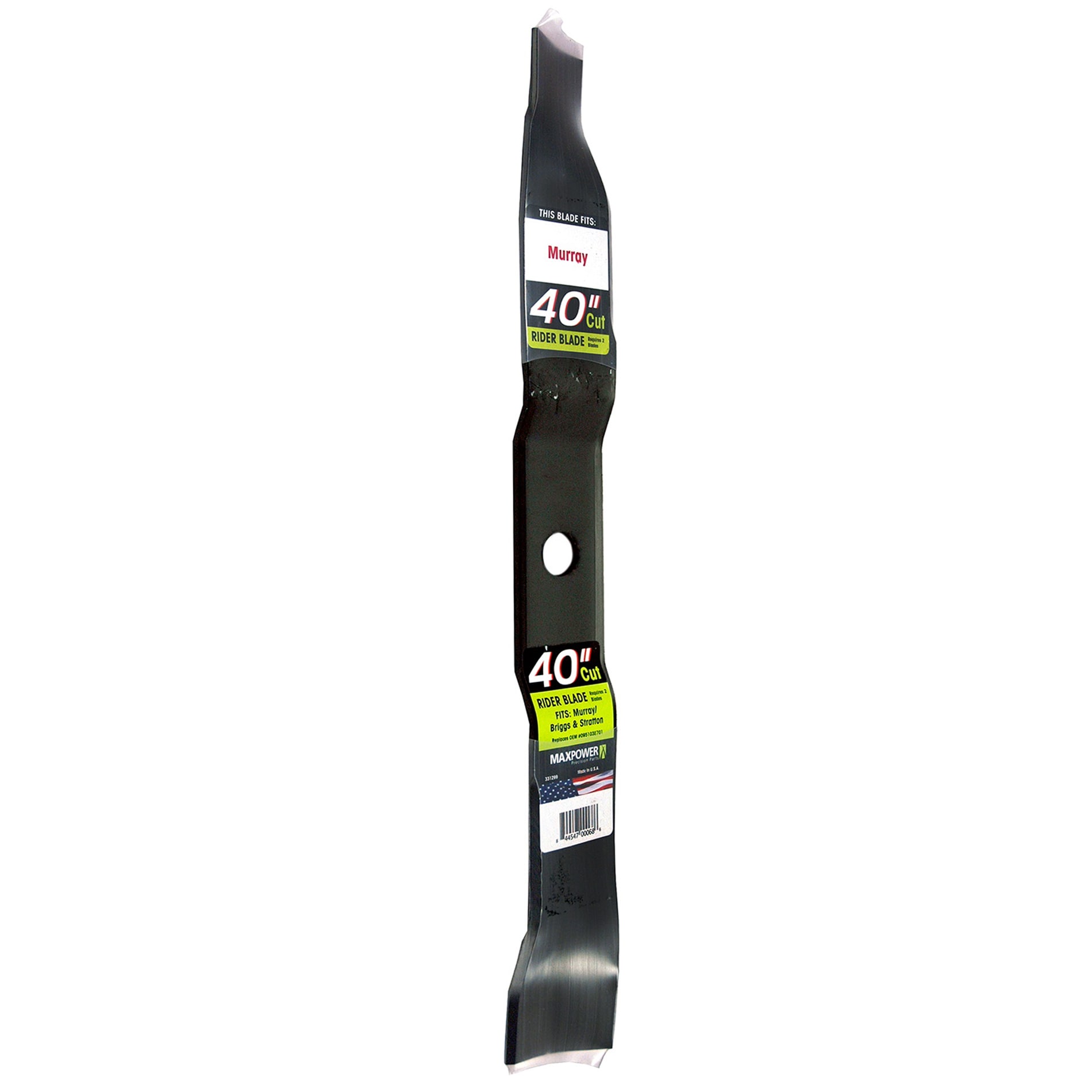 MaxPower 331299S 40-in Deck Standard Mower Blade for Riding Lawn