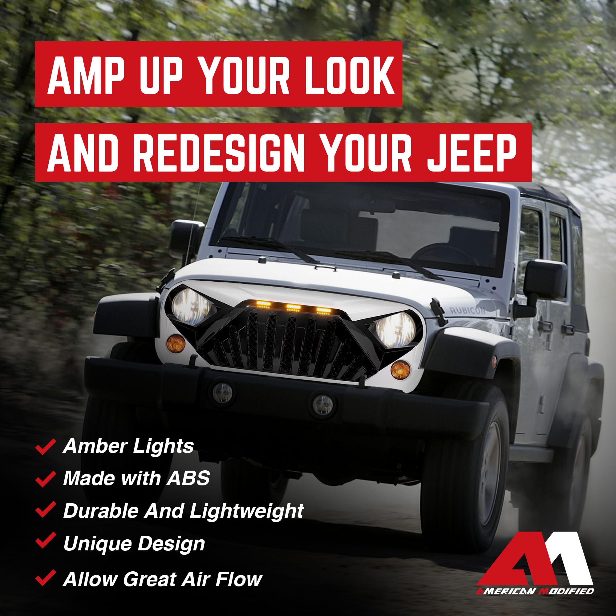 Phewnyzo Heavy Duty Aggressive Goliath Grille Compatible with 2007 to ...