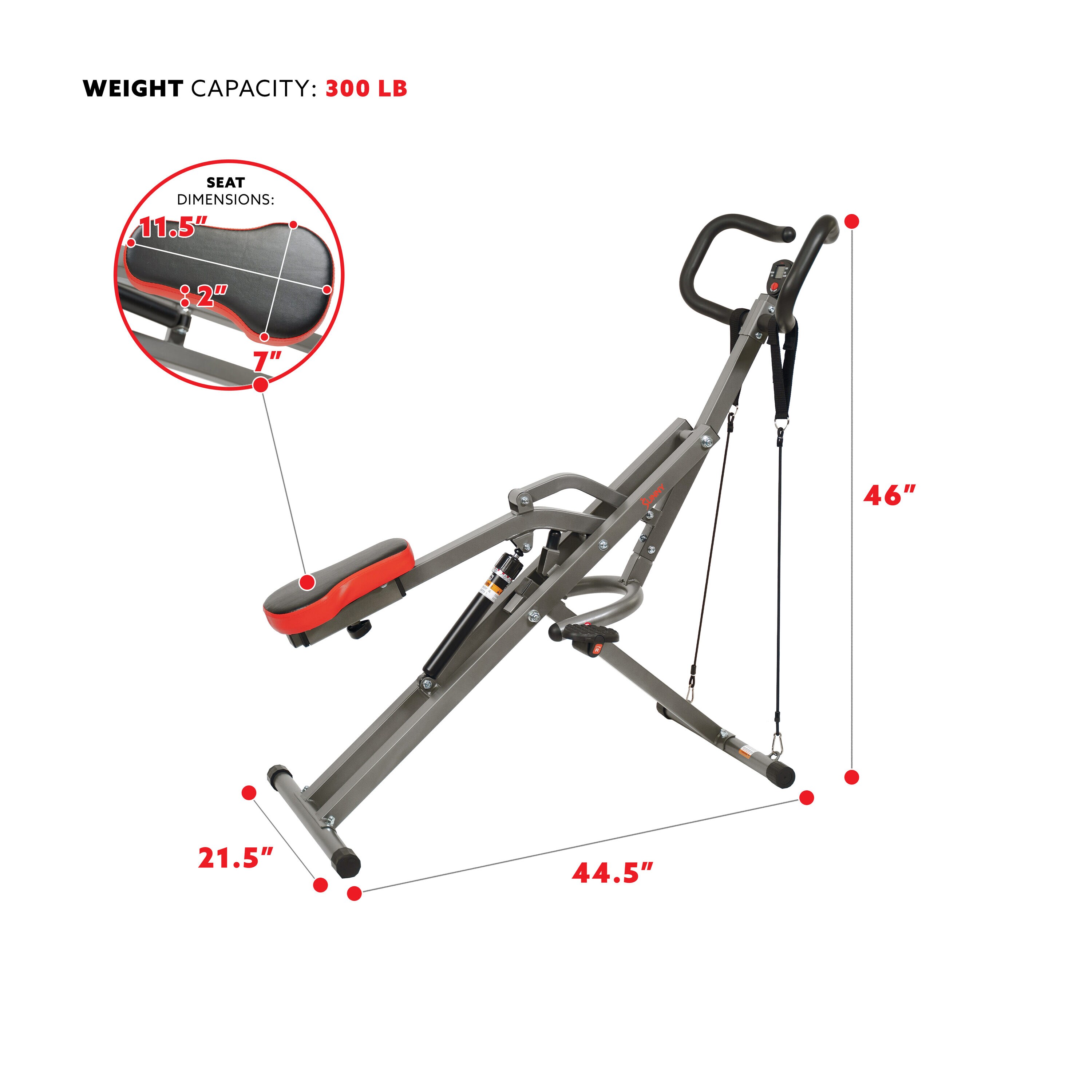 Sunny Health & Fitness SF-A020052 Lat-Pull-Down-Machines - View #3