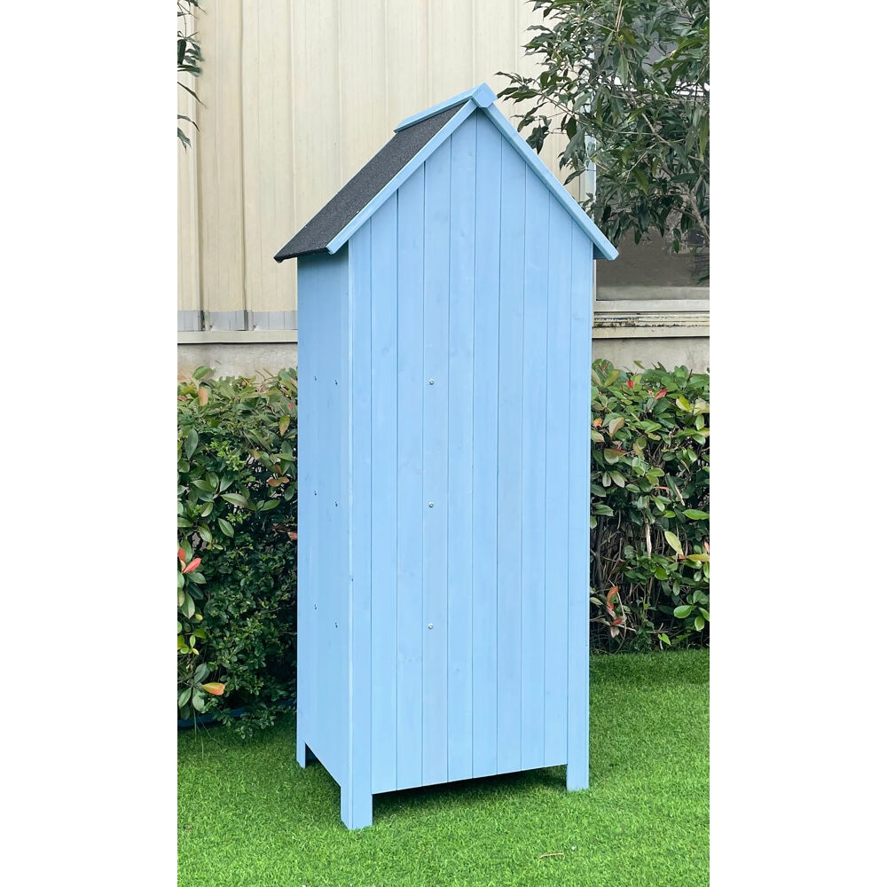 Hanover HANWS0102-BLU Small-Outdoor-Storage - View #11