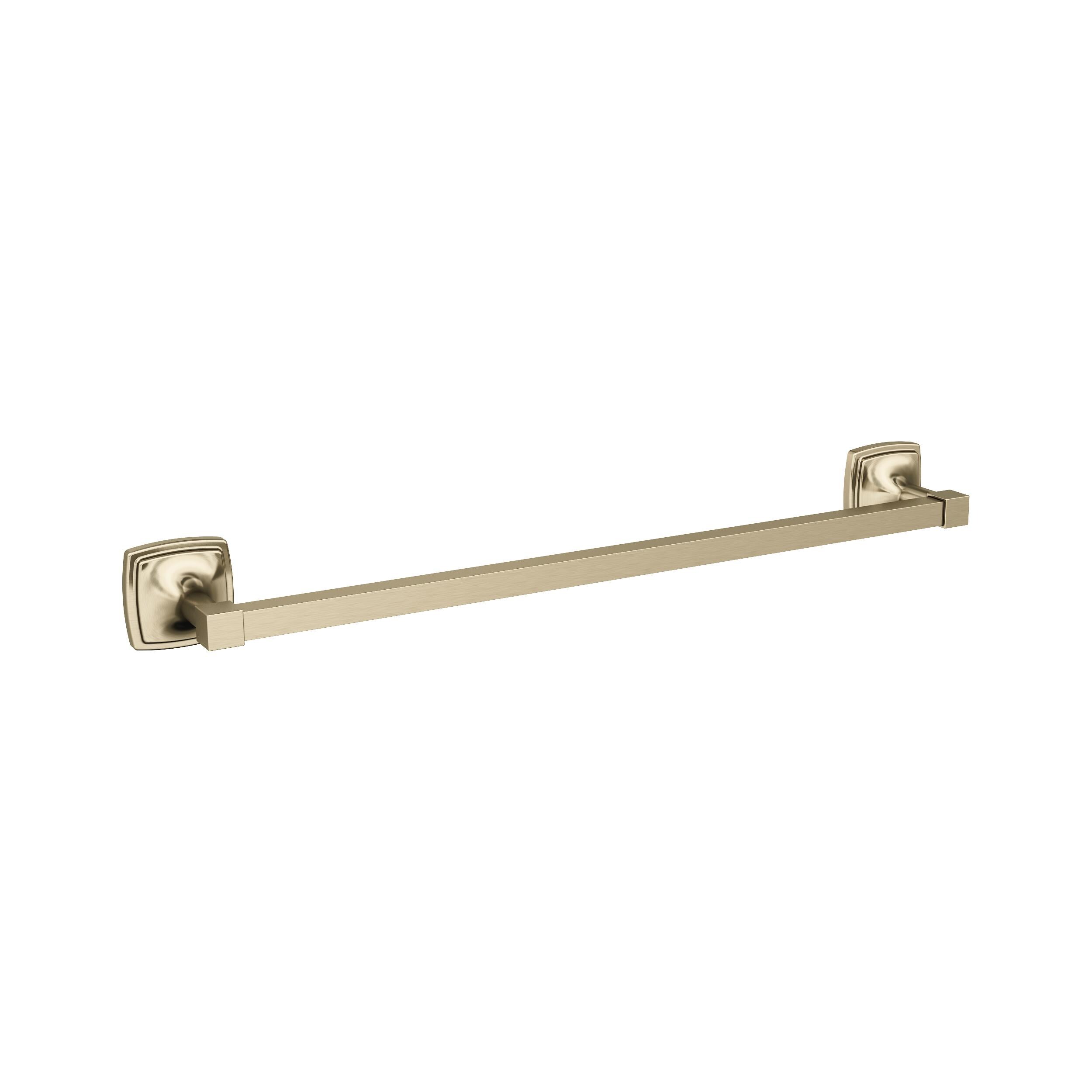 Amerock BH36093BBZ Stature 18-in Golden Champagne Wall mount Single Towel Bar