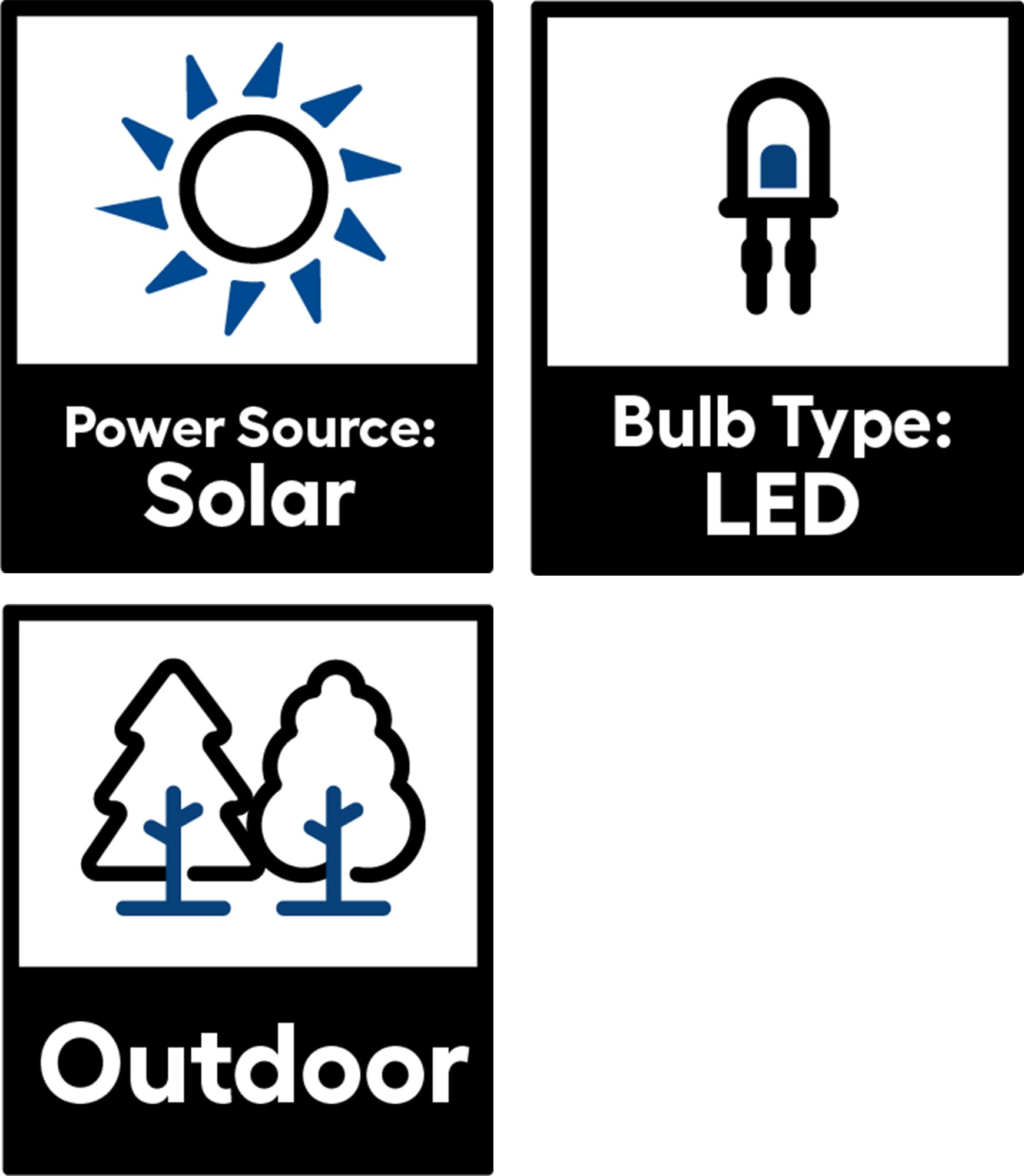 Portfolio 23-ft 50-Light Shade Solar Bulbs LED String Lights