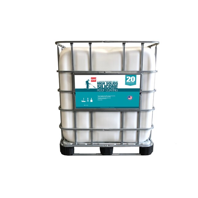 GAF Coatings 250-Gallon Silicone Reflective Roof Coating (20-Year Limited Warranty) GAF Coatings 250-Gallon Silicone Reflective Roof Coating (20-Year Limited Warranty)