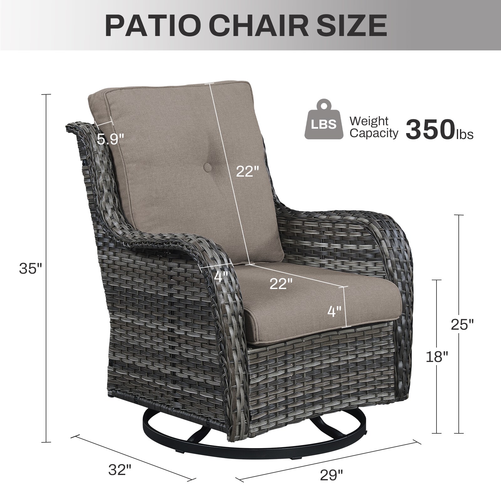 Pocassy PJ024-2 Patio-Chairs - View #3